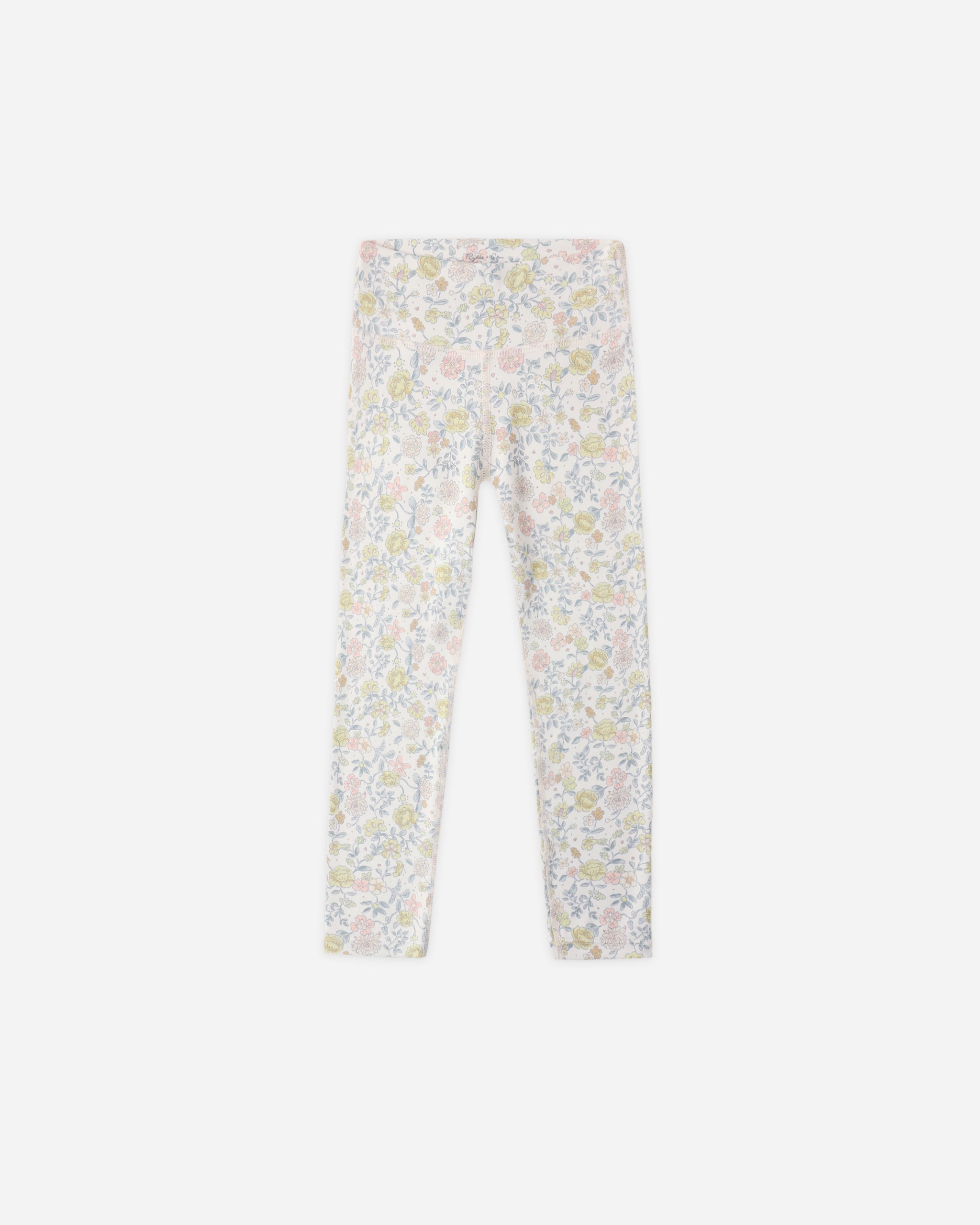 Rylee + Cru Basic Legging || Citron Bloom