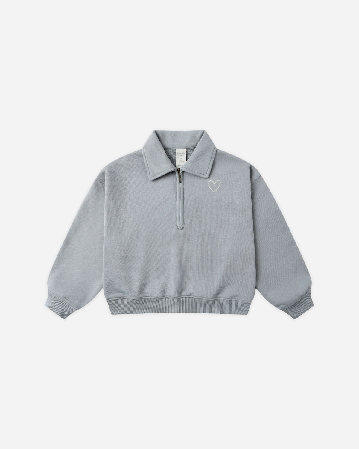 Quarter Zip Pullover and Hailey Sweatpants Set || Dusty Blue
