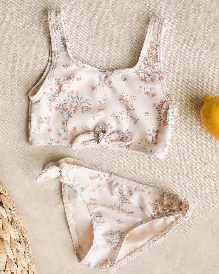 Rylee + Cru Knotted Bikini || Citrus Grove