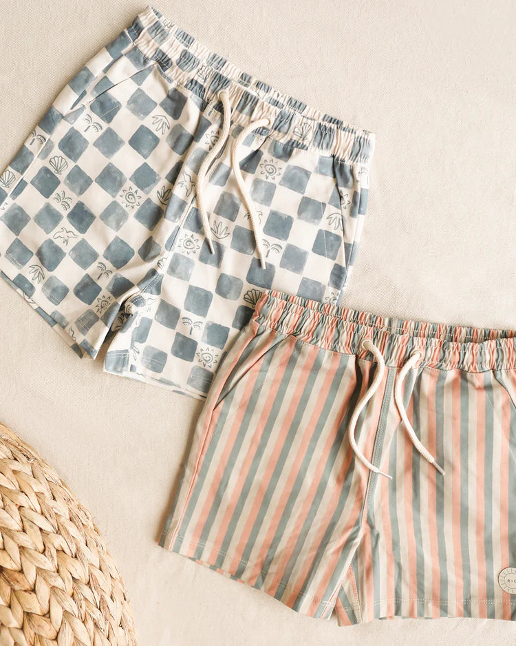 Rylee + Cru Boardshort  || Coastal Check