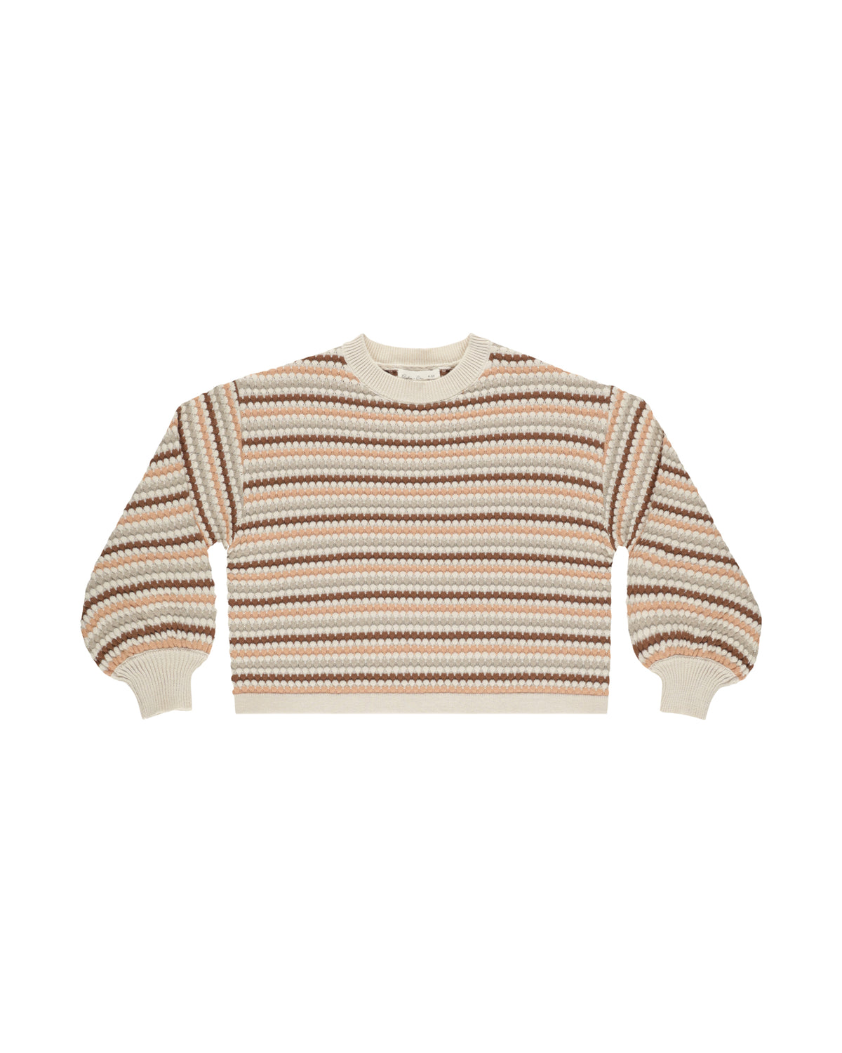 Rylee + Cru Relaxed Long Sleeve || Saddle Stripe