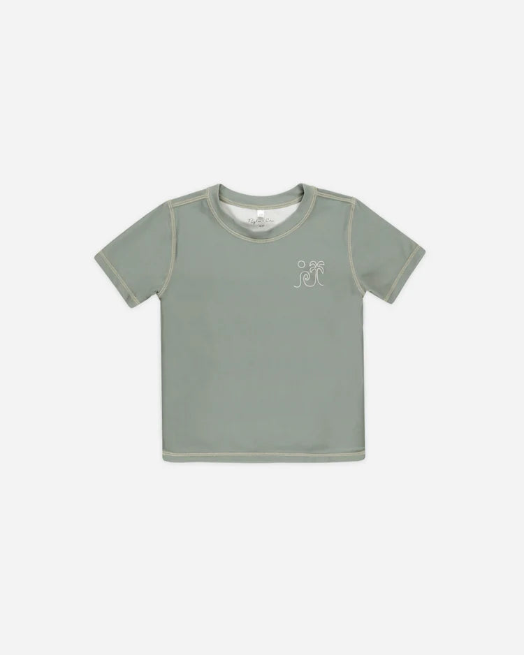 Rylee + Cru Boys Rashguard || Eucalyptus