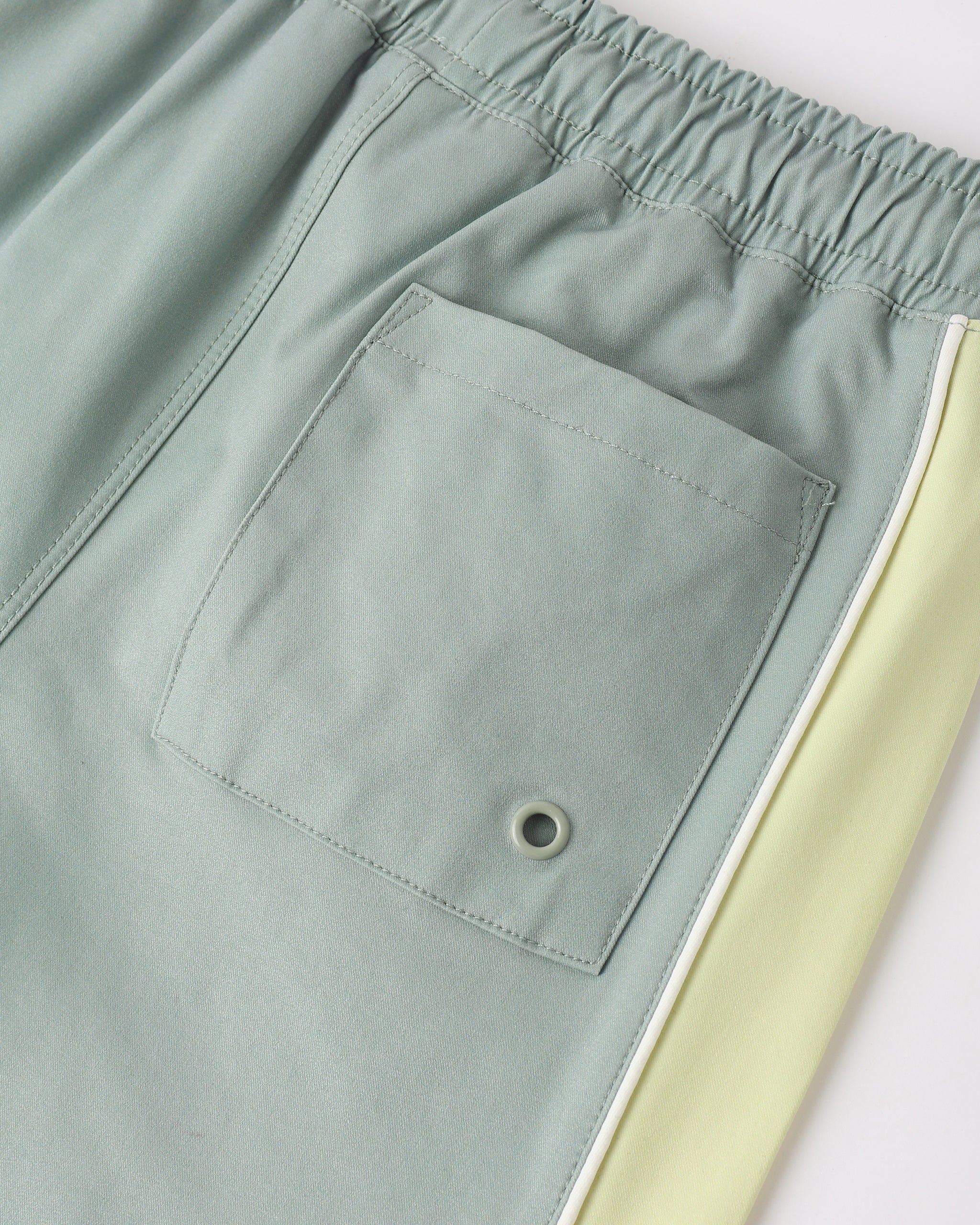 Rylee + Cru Paneled Boardshort || Sea Green