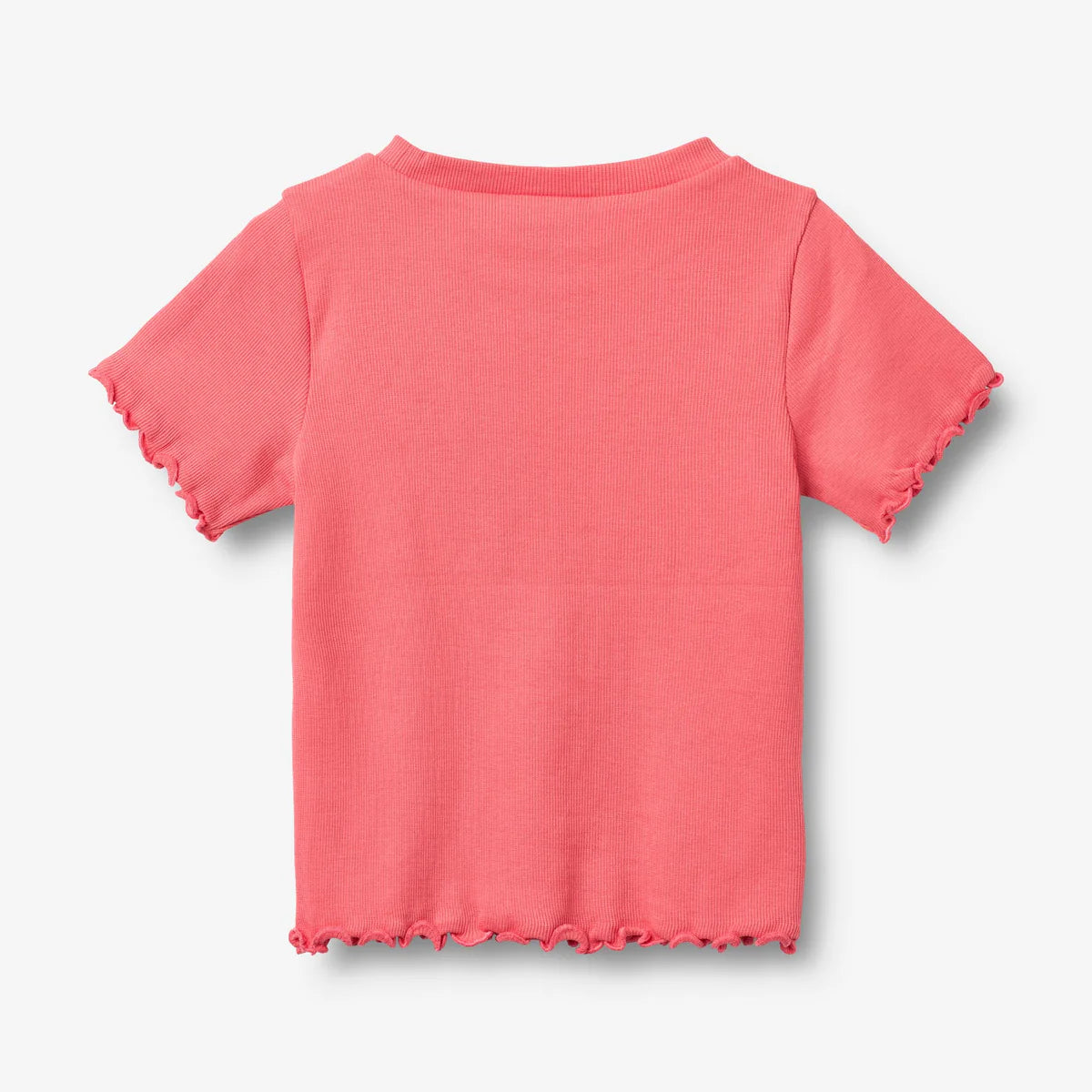 Wheat Rib T-shirt S/S Alicia || Watermelon