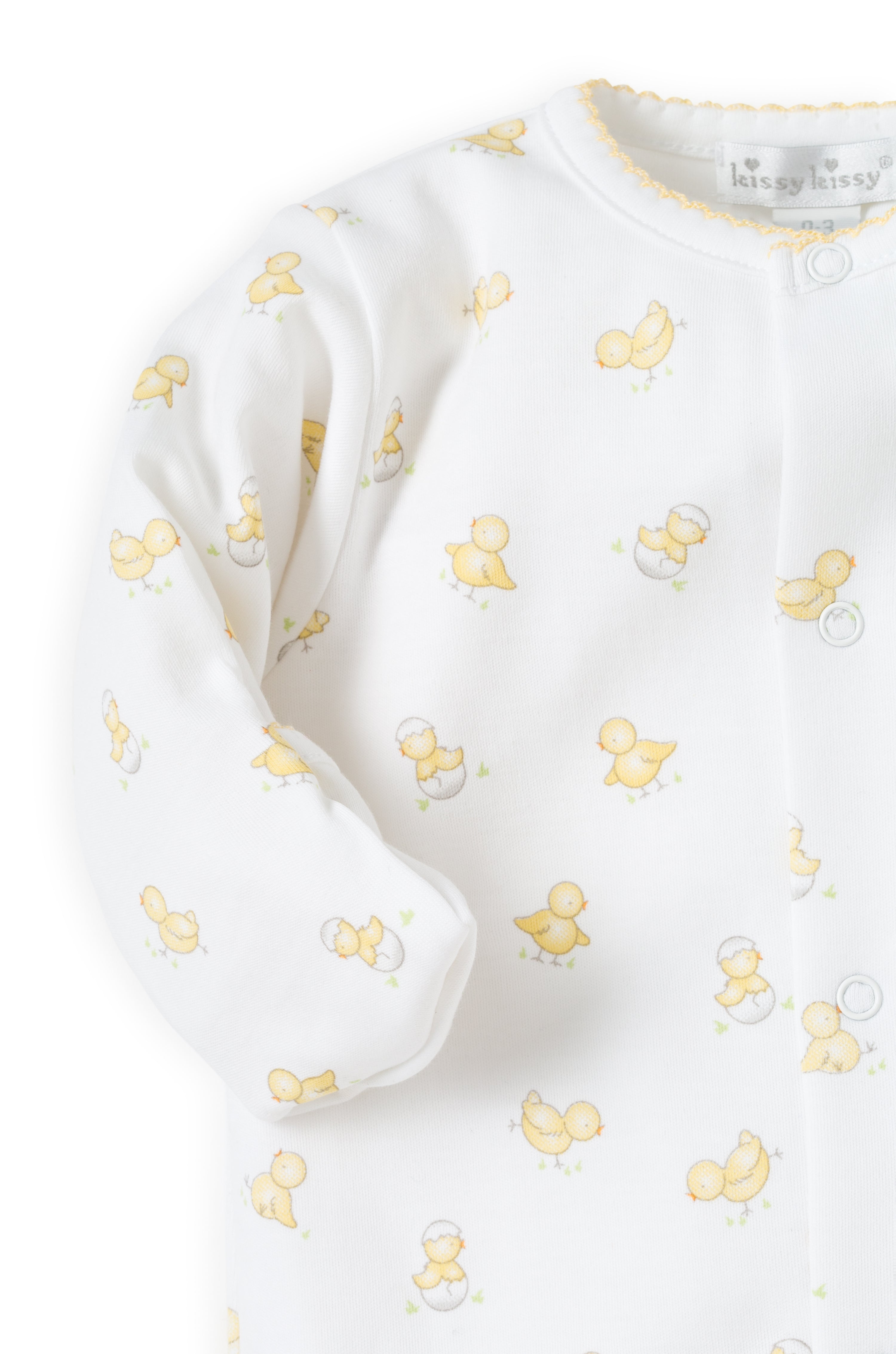 Kissy Kissy Footie in Hatchlings Print