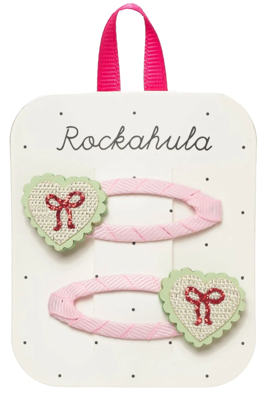Rockahula Sweet Heart Bow Clips
