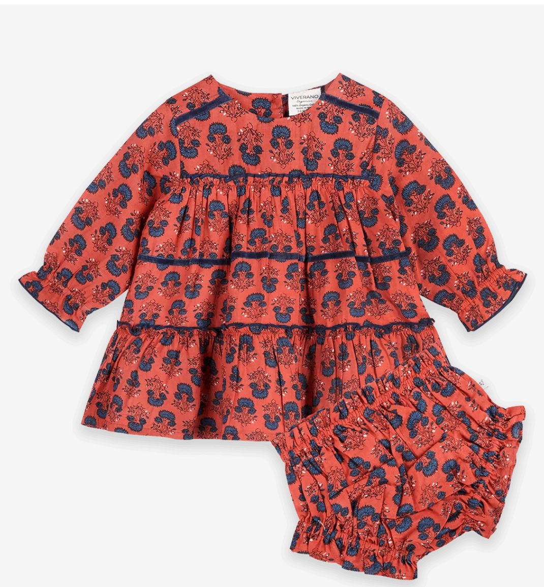 Viverano Isadora Tiered Jaipur Dress