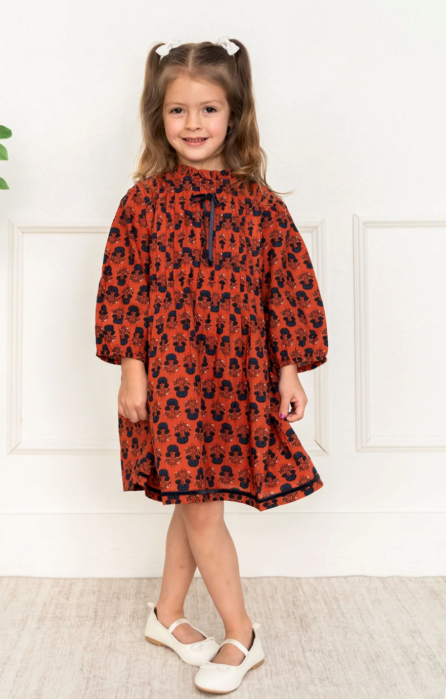 Viverano Myra Pleated Girl Dress