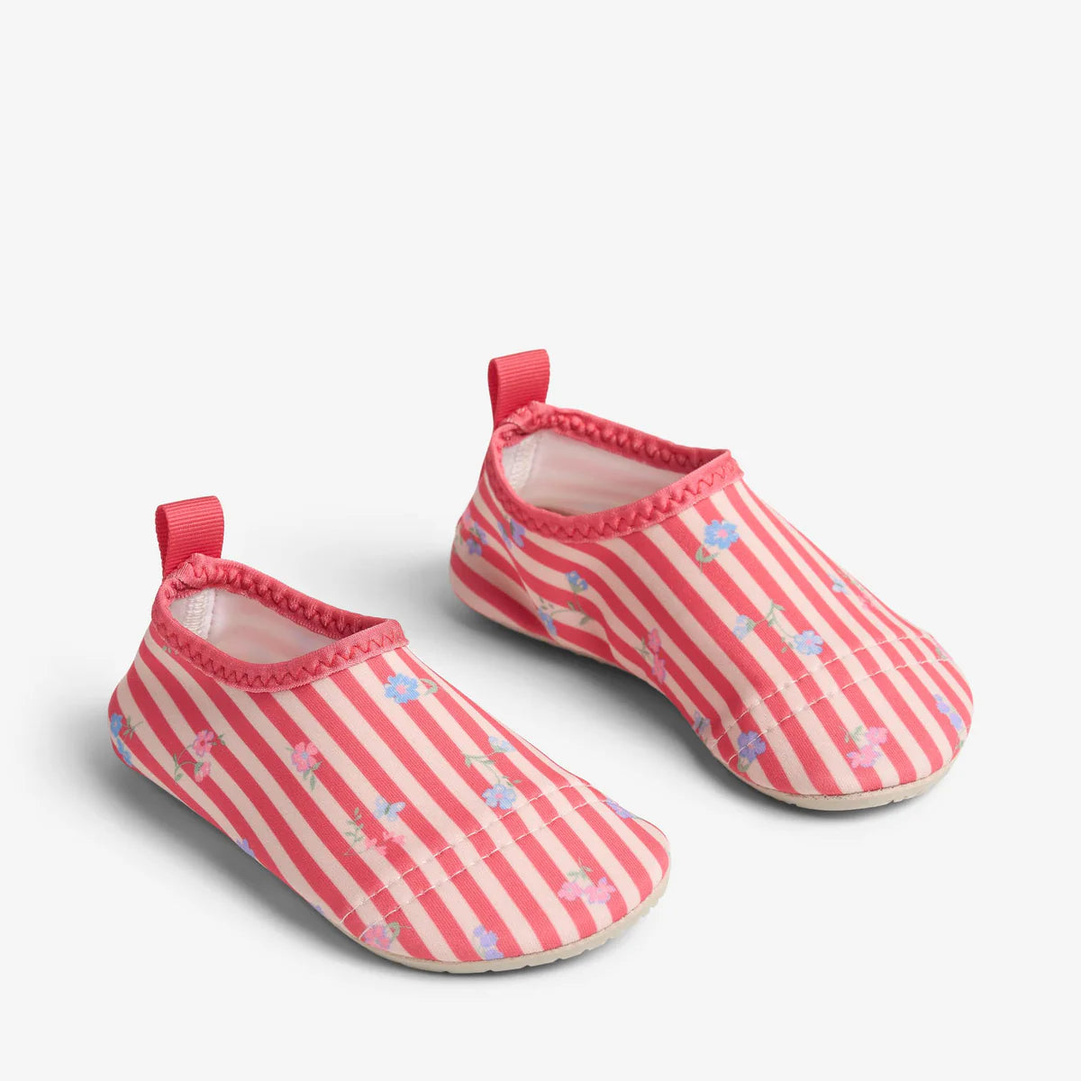 Wheat Swimshoe Dolphin || Red Stripe Flowers