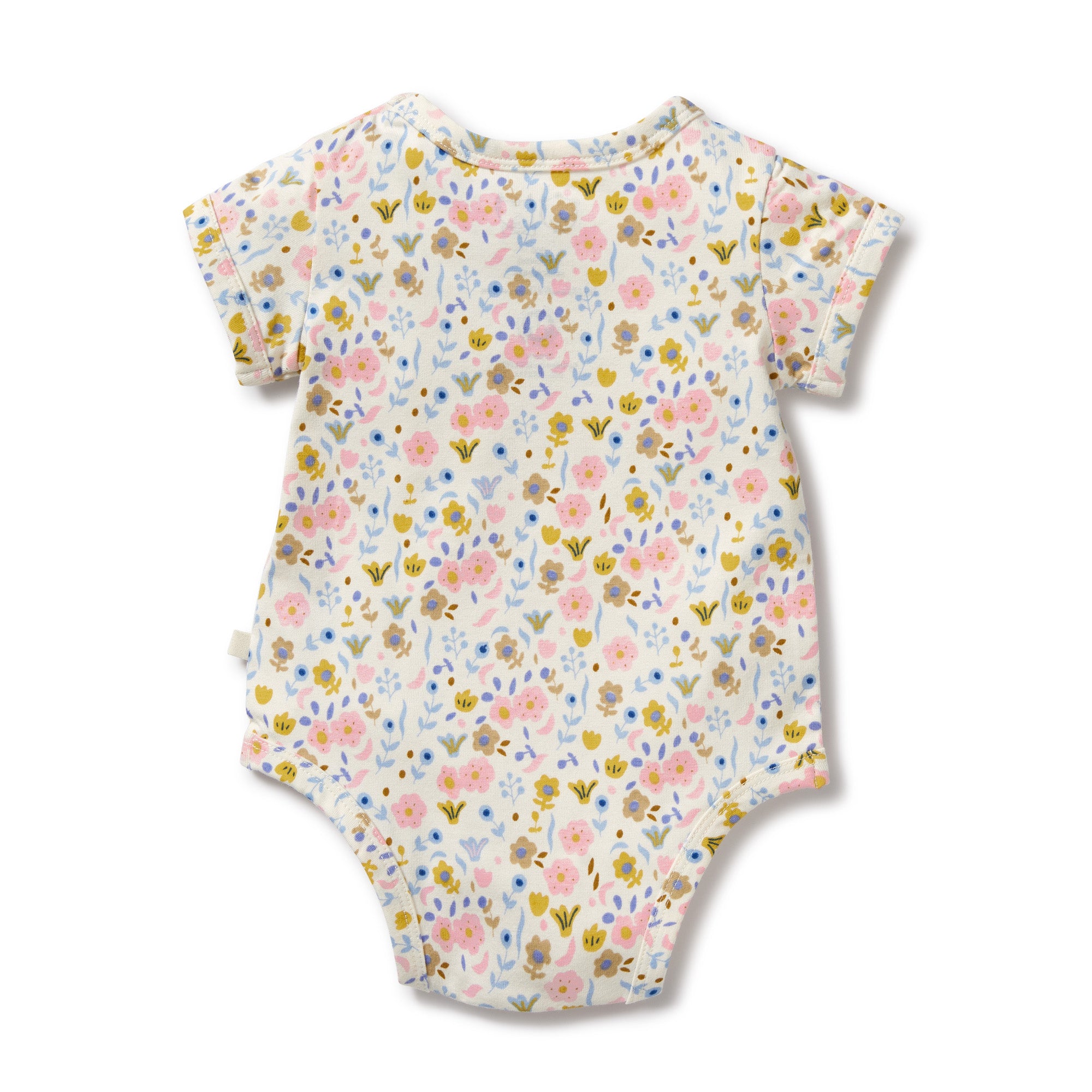 Organic Short Sleeved Onesie || Ava Floral