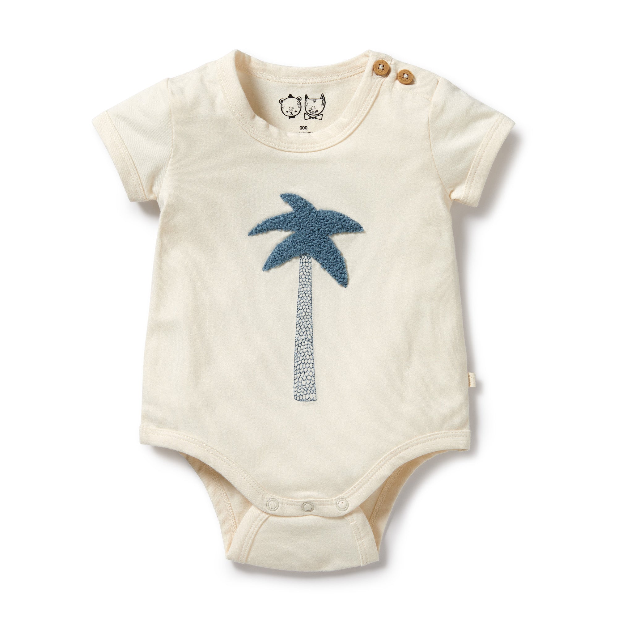 Organic Cotton Body Suit || Palm