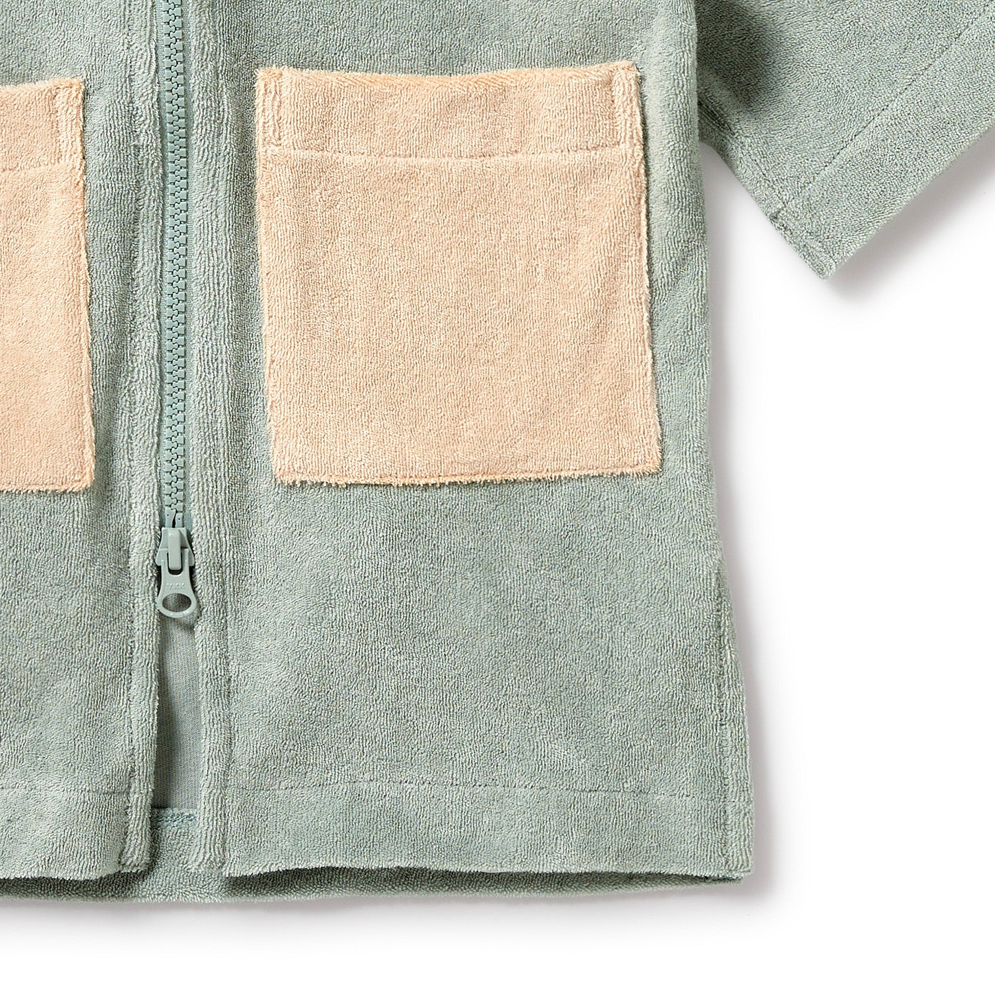 Hooded Beach Cover-up || Pistachio