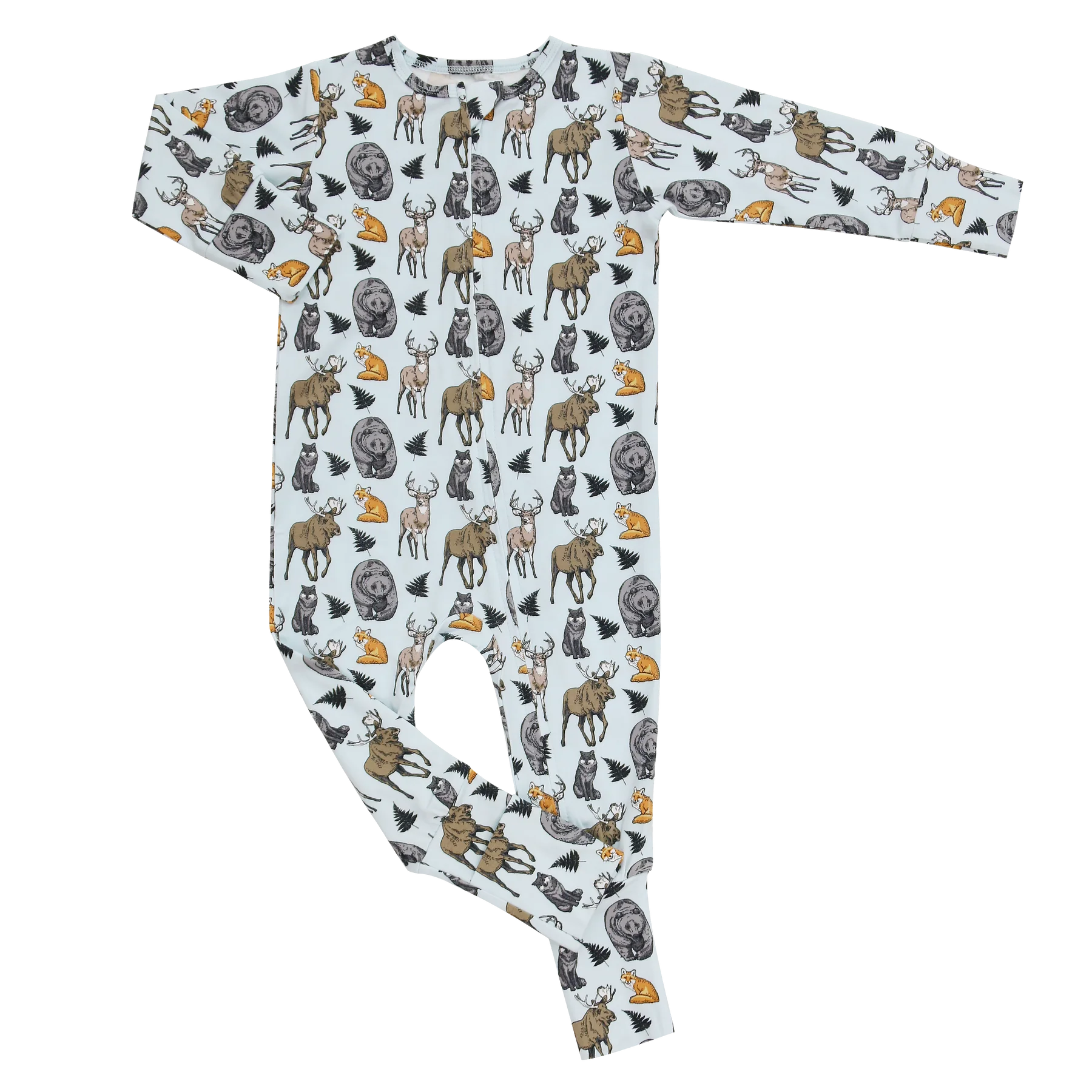 Bamboo Zipper Romper || Into The Wild