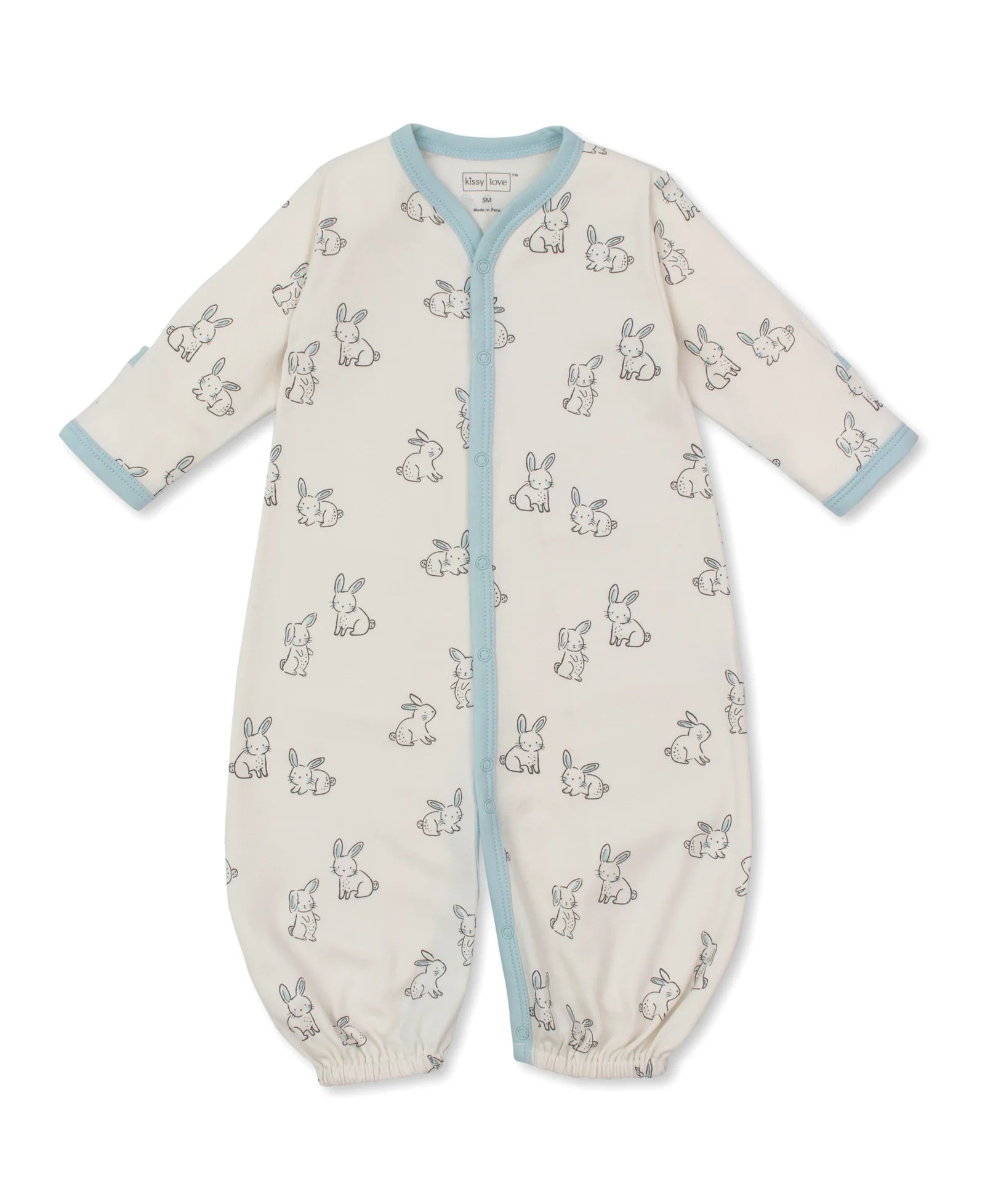 Kissy Love Bunny Buddies Blue Convertible Gown