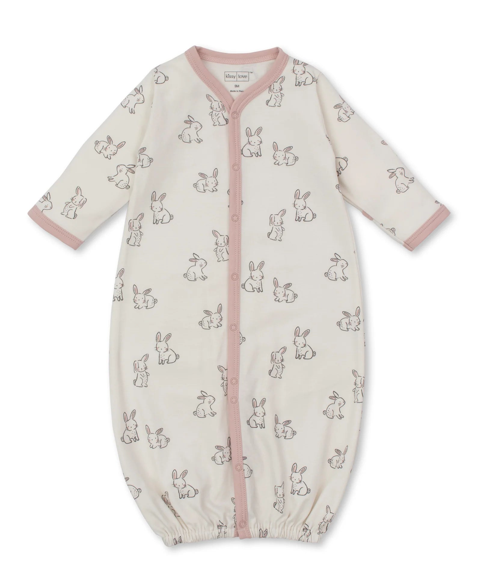 Kissy Love Bunny Buddies Pink Convertible Gown