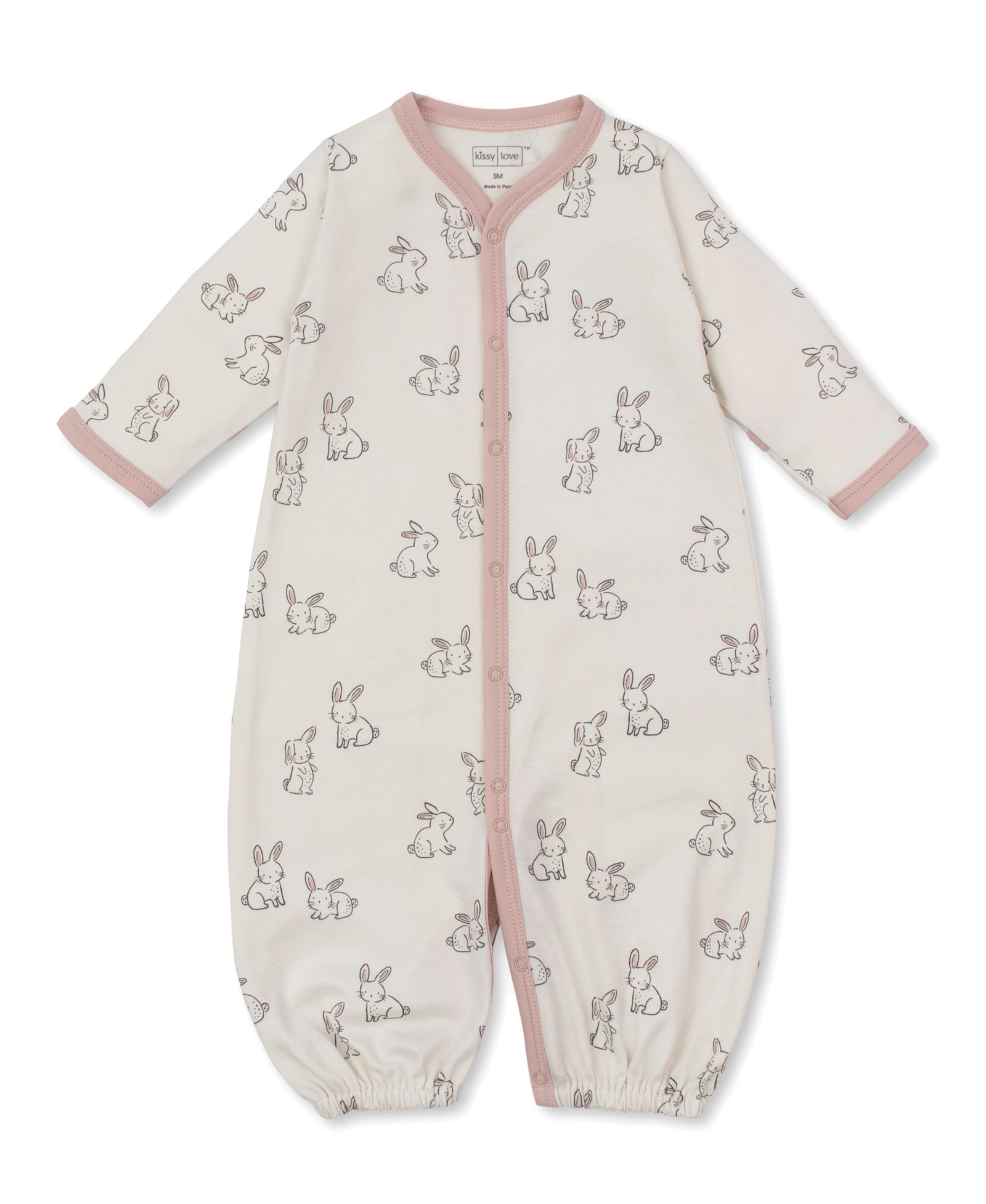 Kissy Love Bunny Buddies Pink Convertible Gown