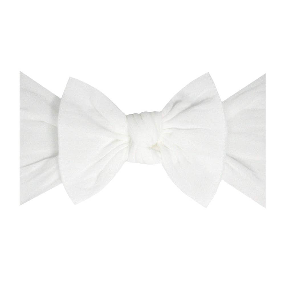 Baby Bling® The Original Knot soft nylon headband: Ivory