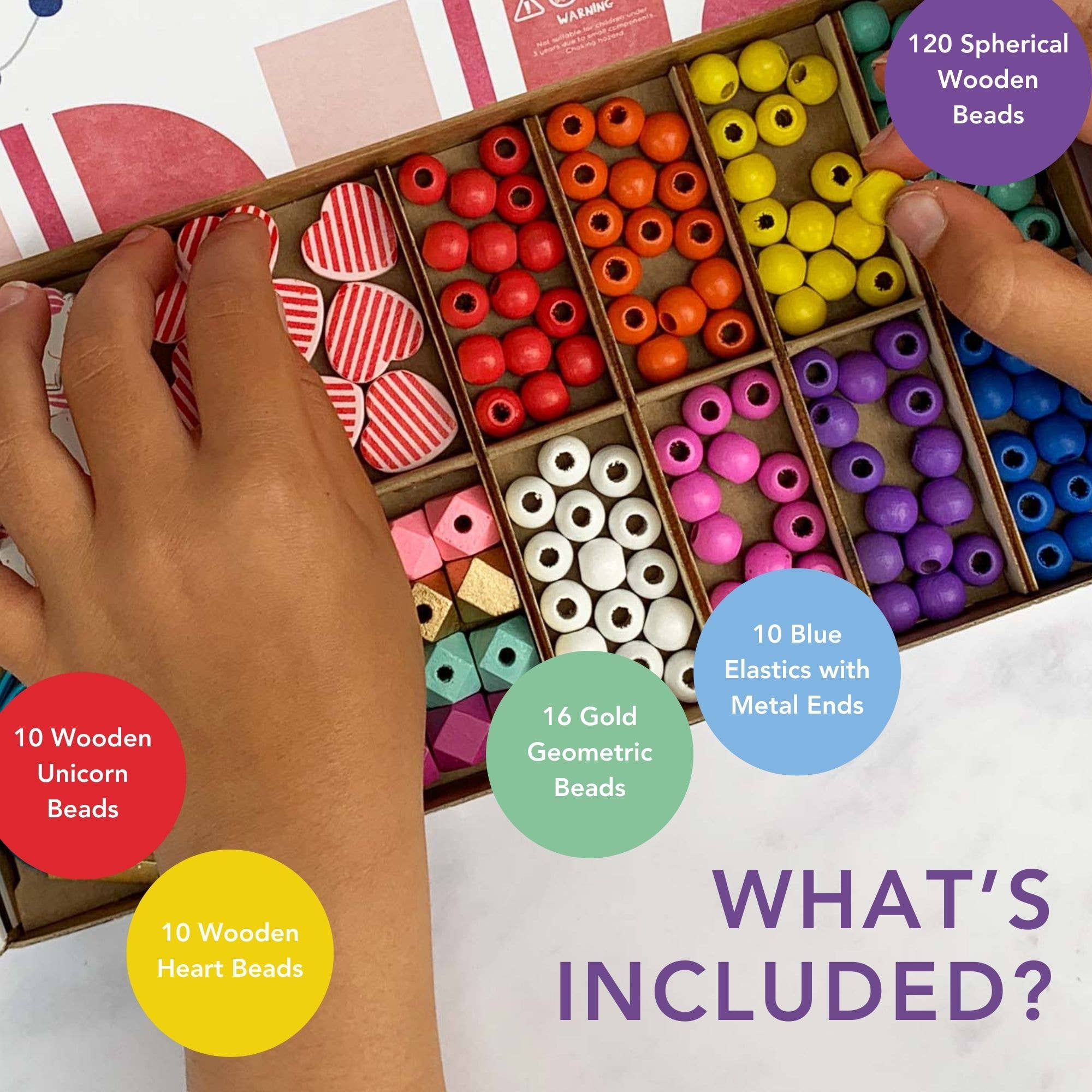 Unicorn & Heart Bracelet Making Kit - Makes 10 Bracelets