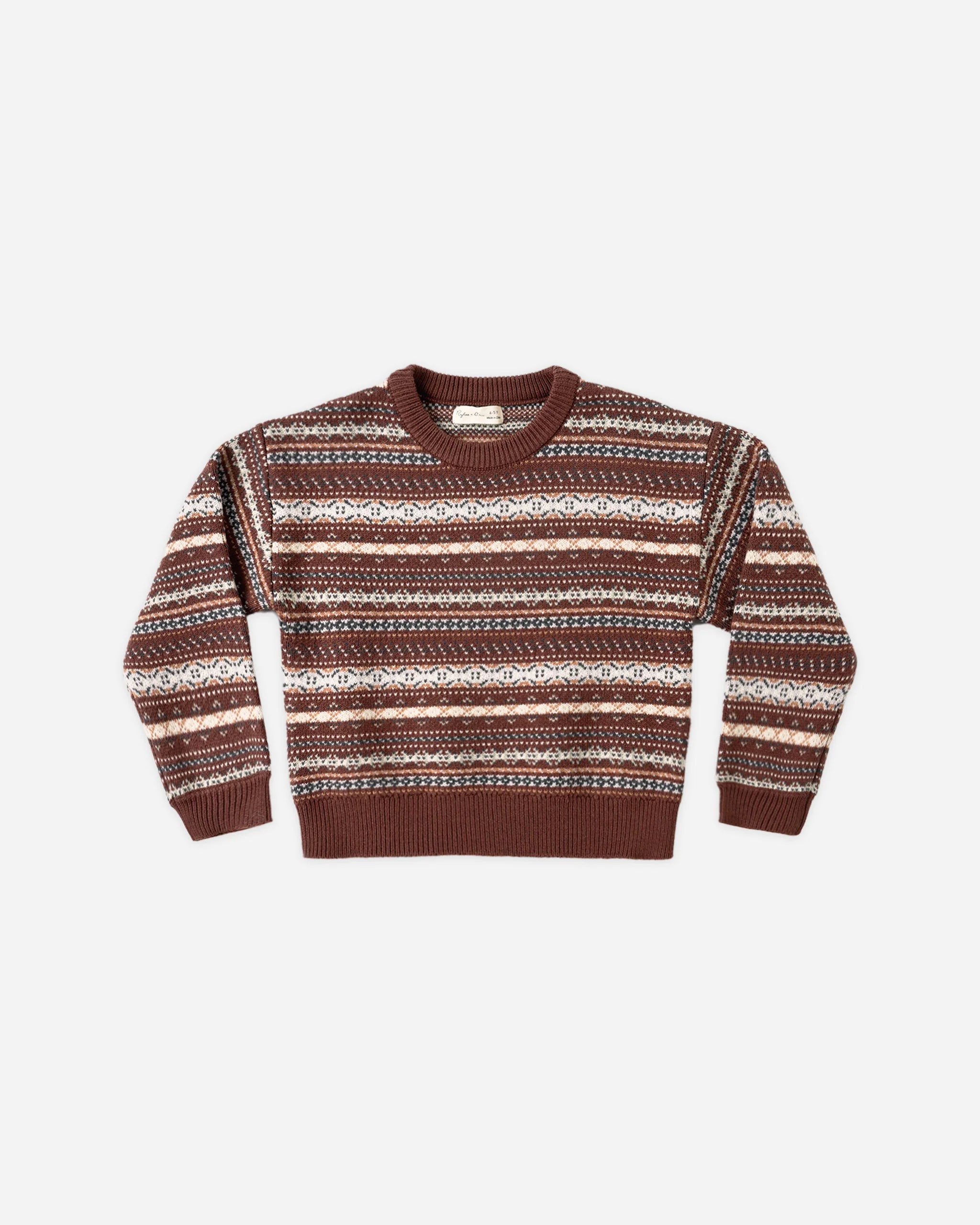 Rylee + Cru Aspen Sweater || Mulberry Multi-Stripe