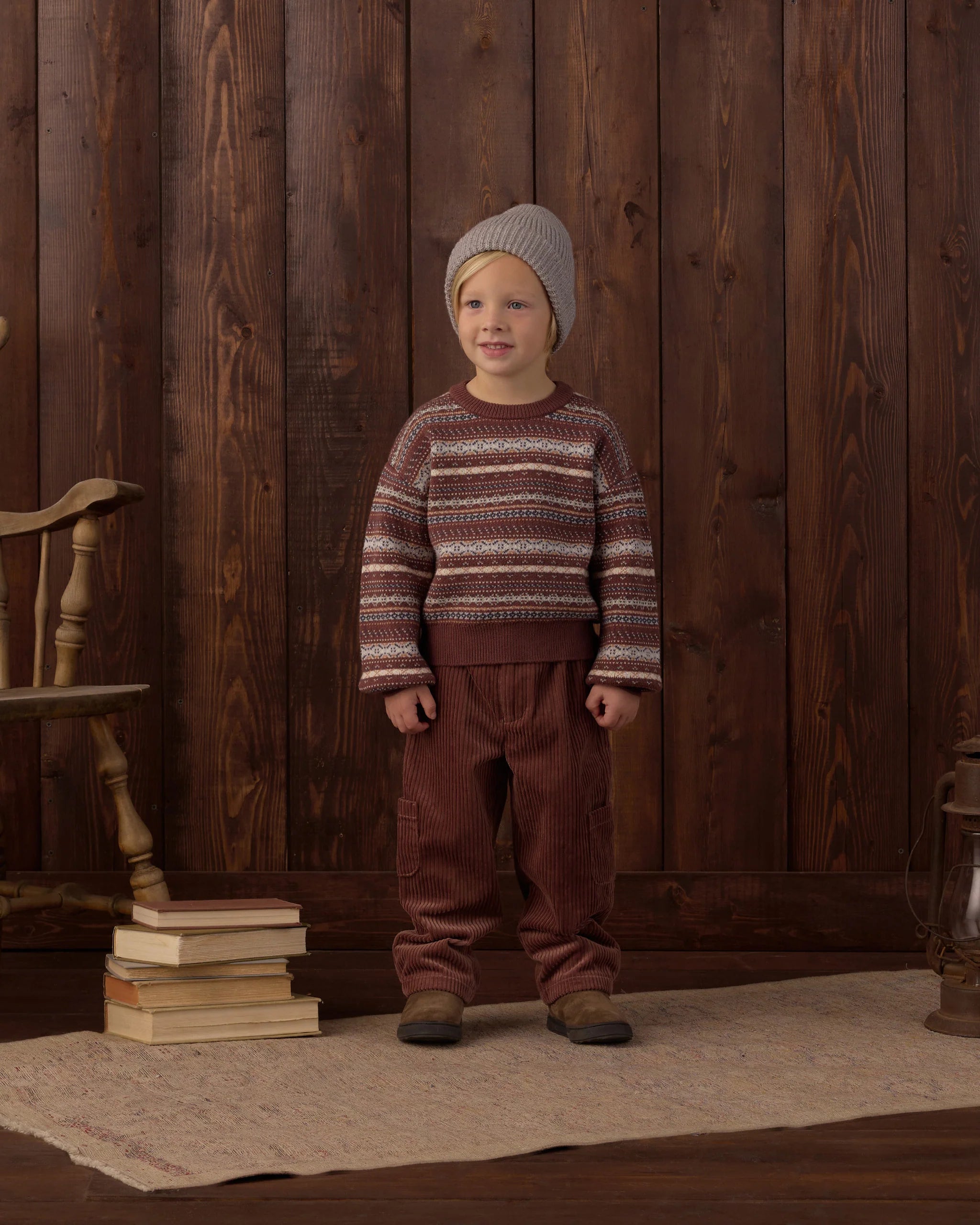 Rylee + Cru Aspen Sweater || Mulberry Multi-Stripe
