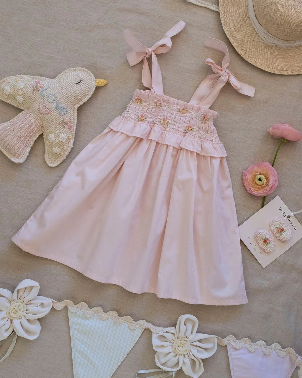 Wild Wawa Athena Dress || Pink