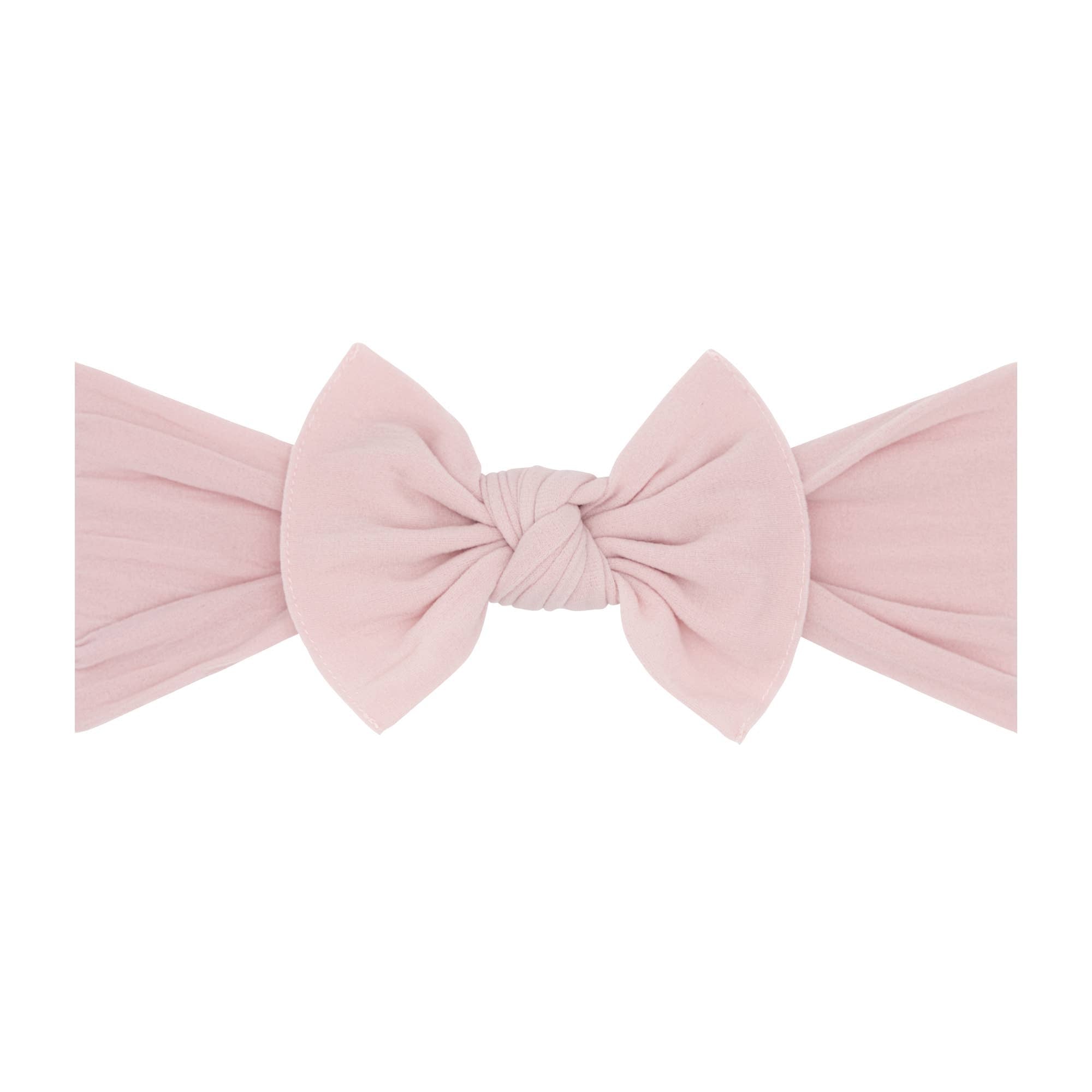 Baby Bling® The Original Knot soft nylon headband: Petal