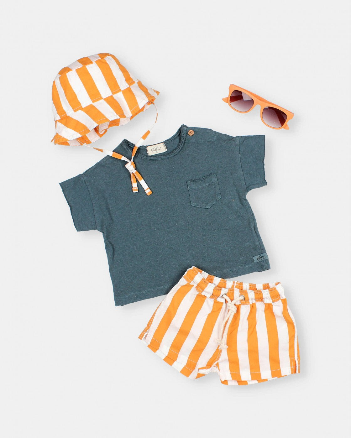 Stripes Bob Hat || Orange
