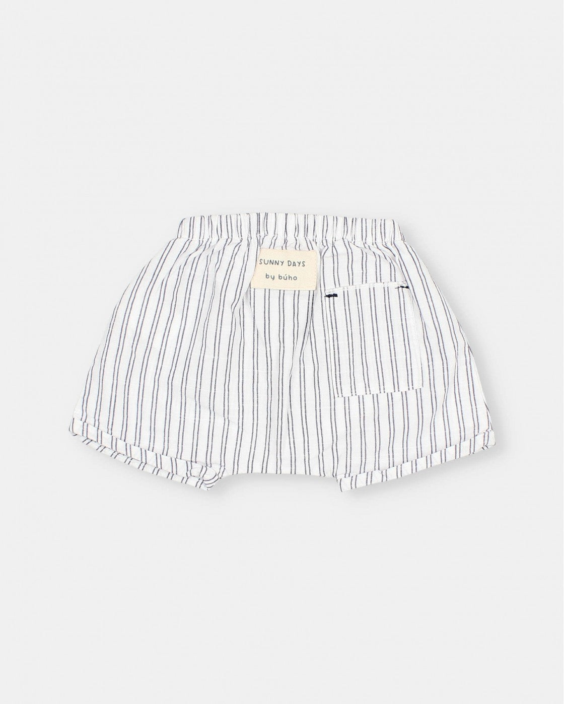 Striped Shorts || White