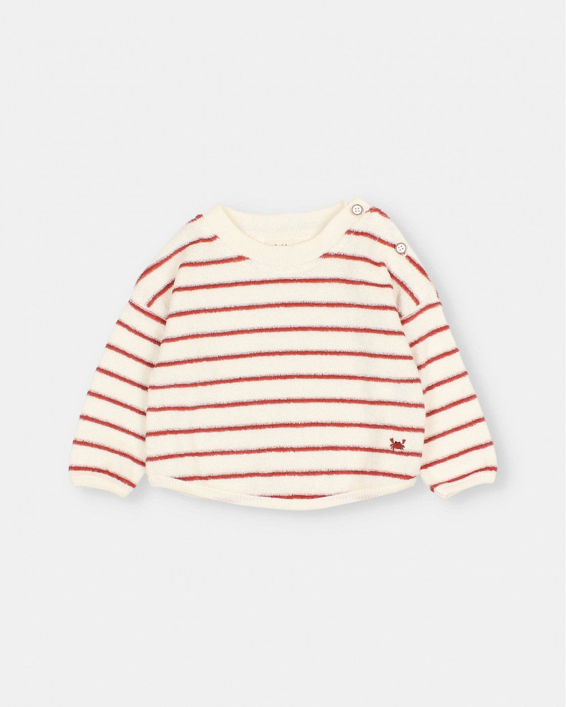 Terry Stripes Sweatshirt || Argile