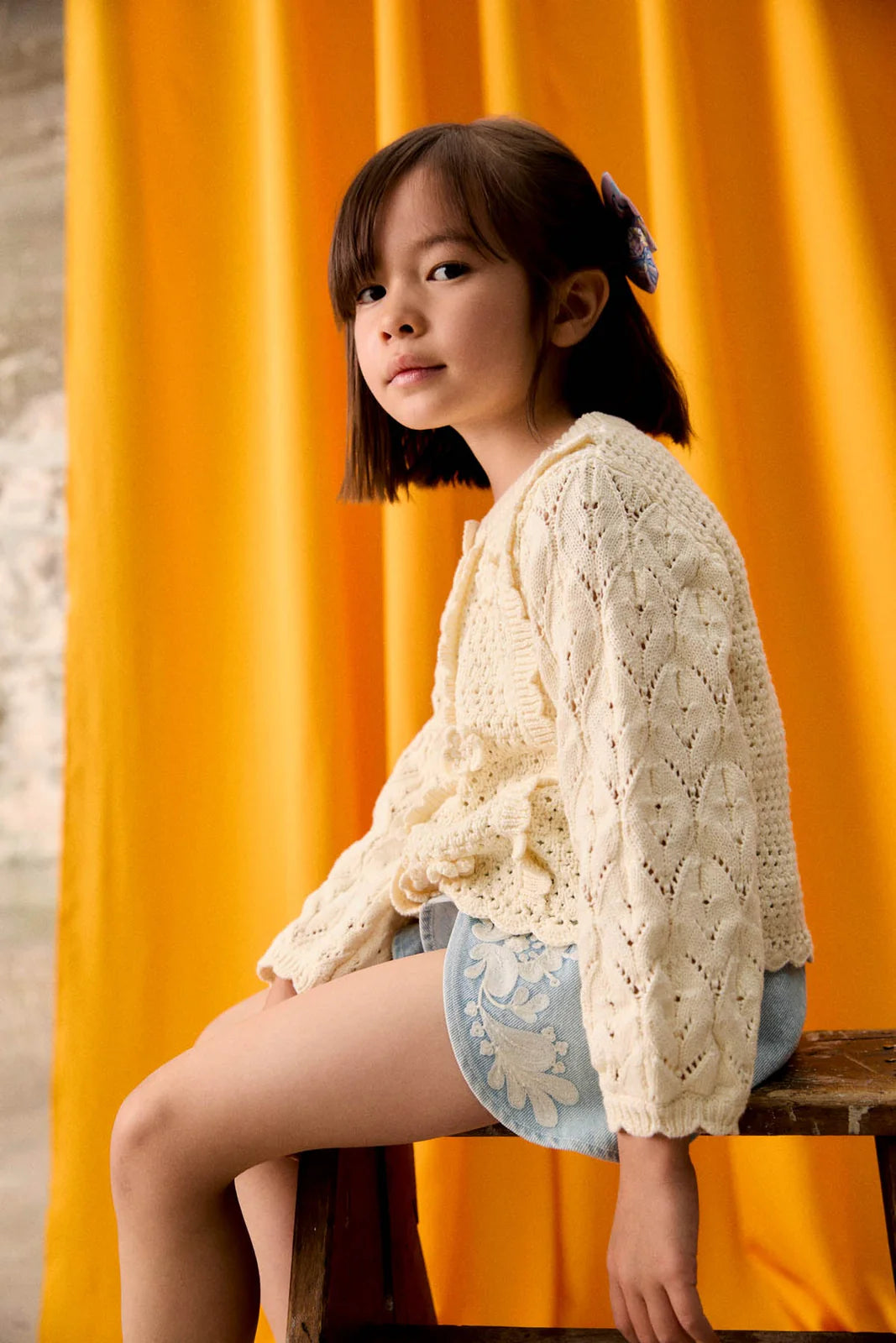 Louise Misha Chai Cardigan || Cream