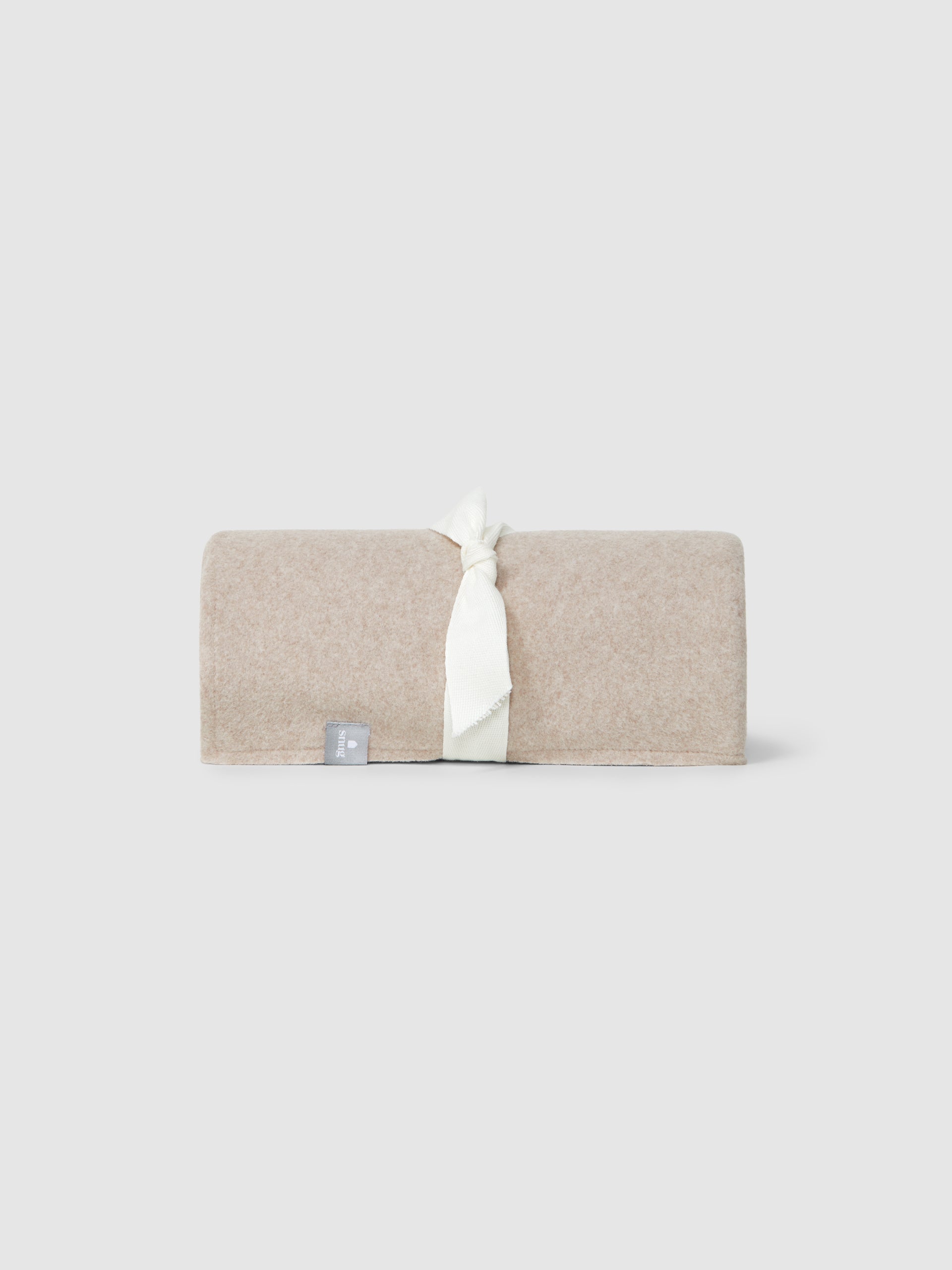 Snug Organic Cotton Fleece Blanket || Biege