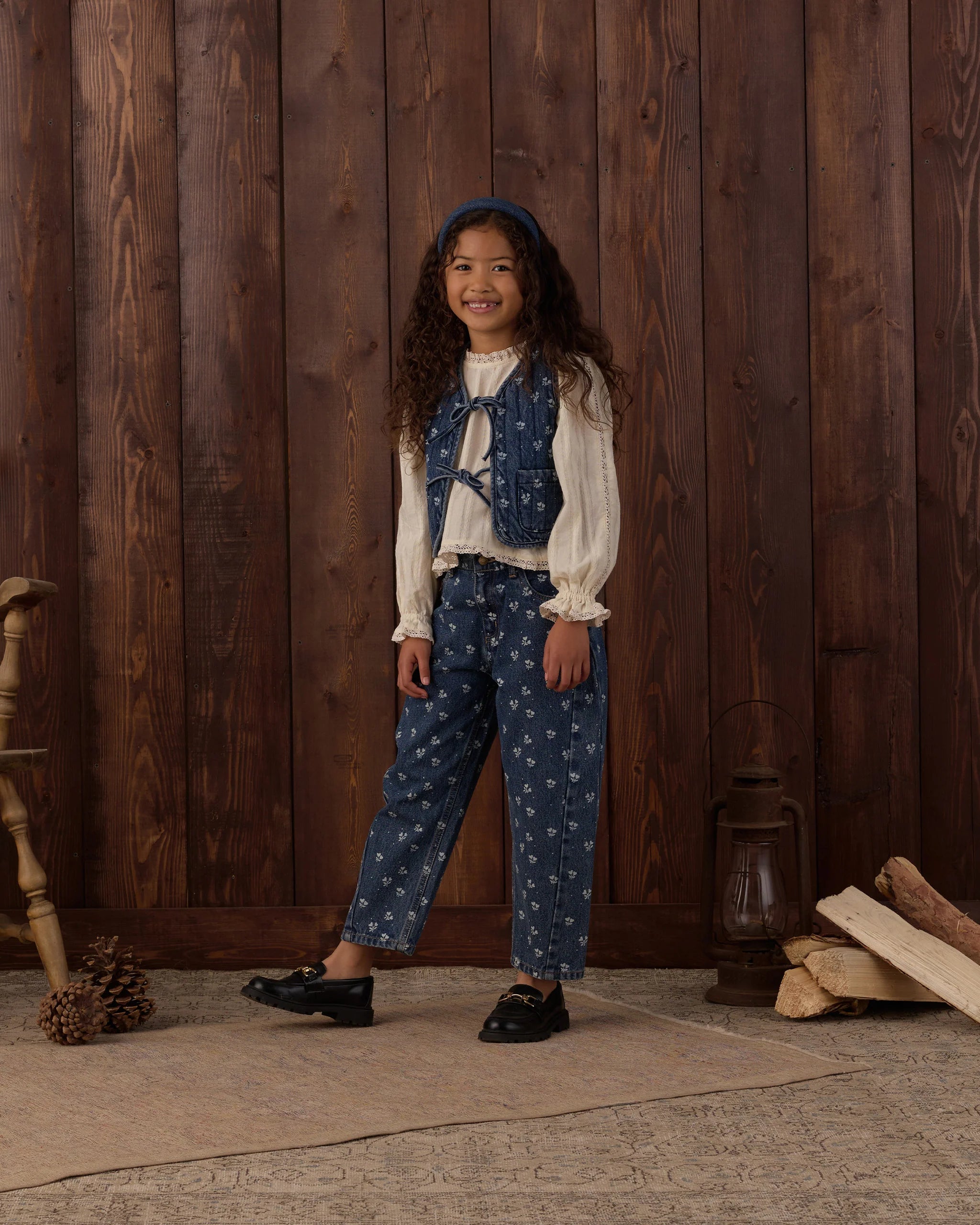 Rylee+Cru Cecile Blouse || Natural