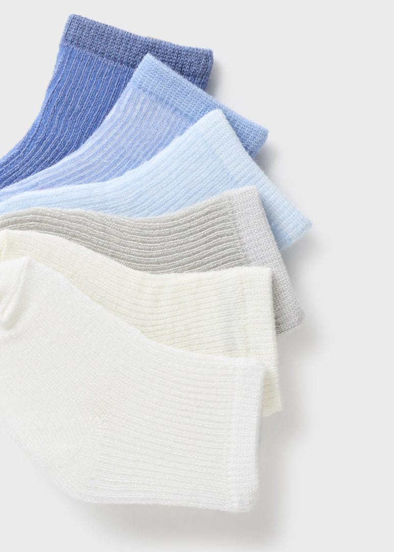 6 Pack Socks Box Set for Newborn
