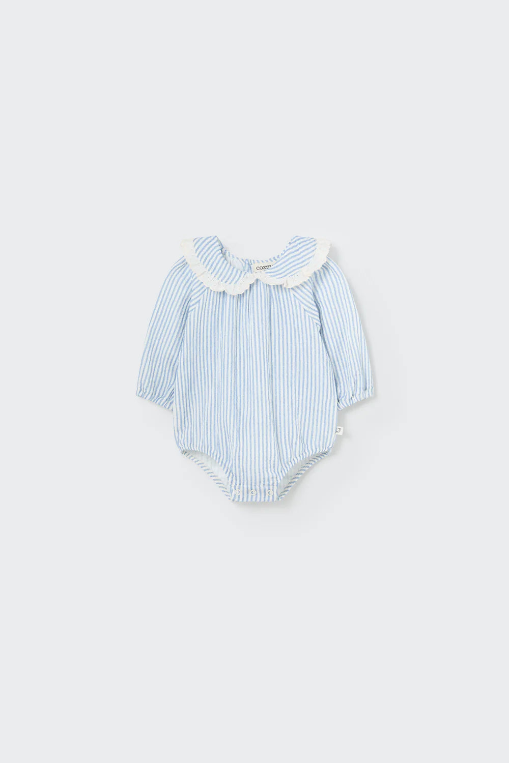 Striped Gauze Baby Romper