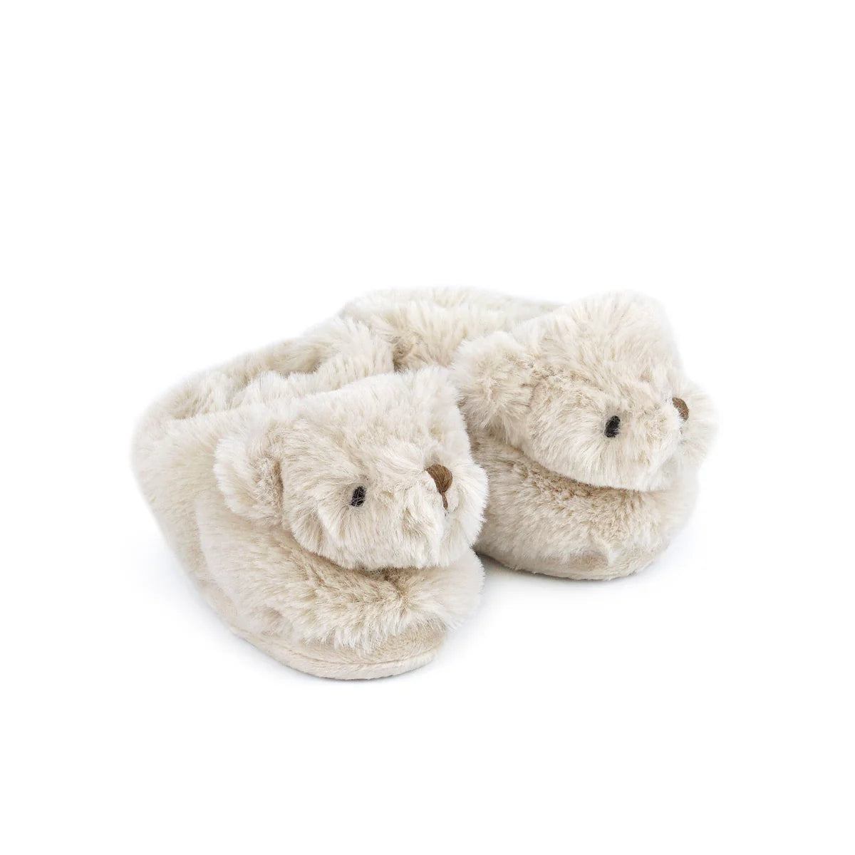 Mon Ami Baby Bear Booties || Tan