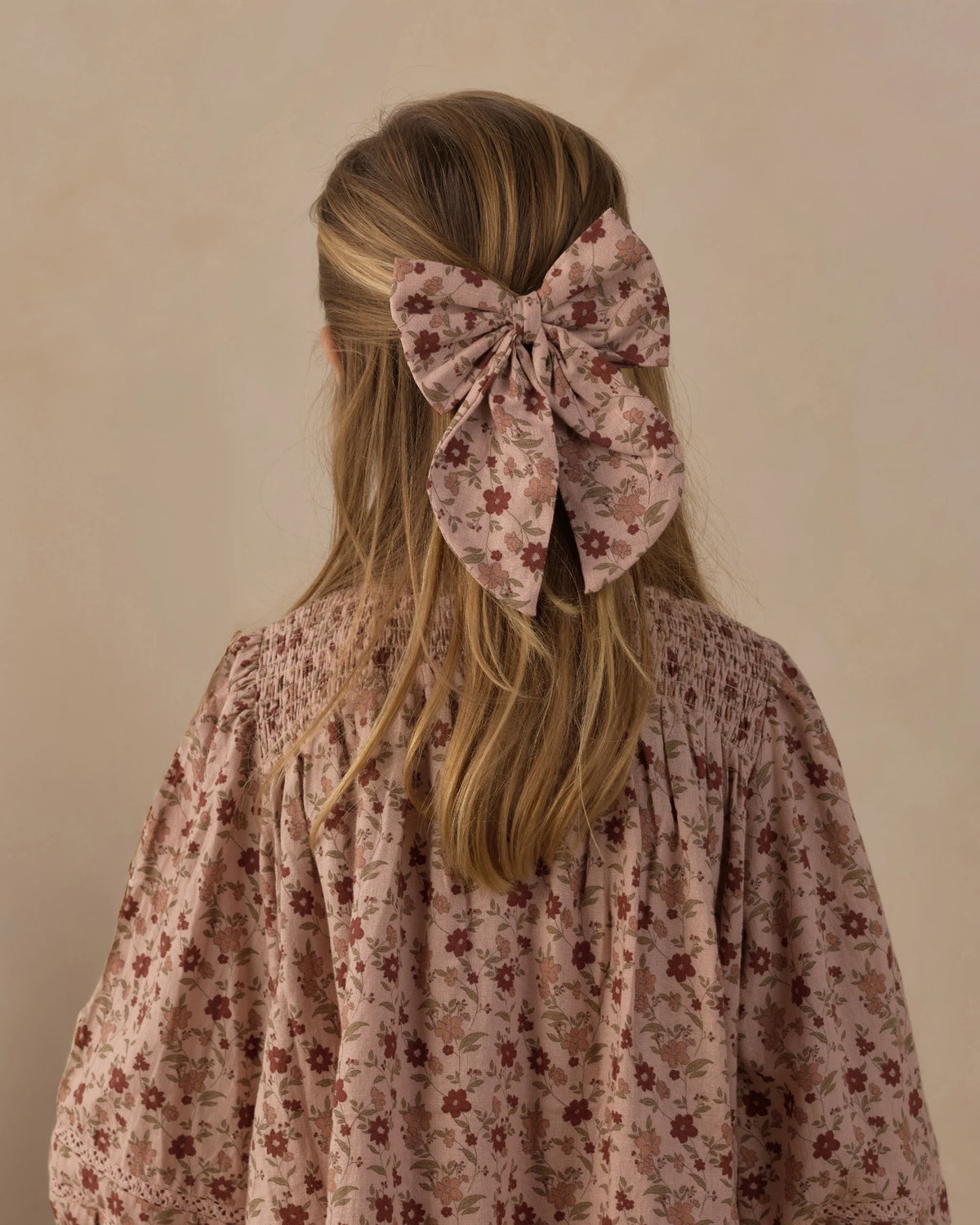 Rylee + Cru Oversized Bow || Pink Floral