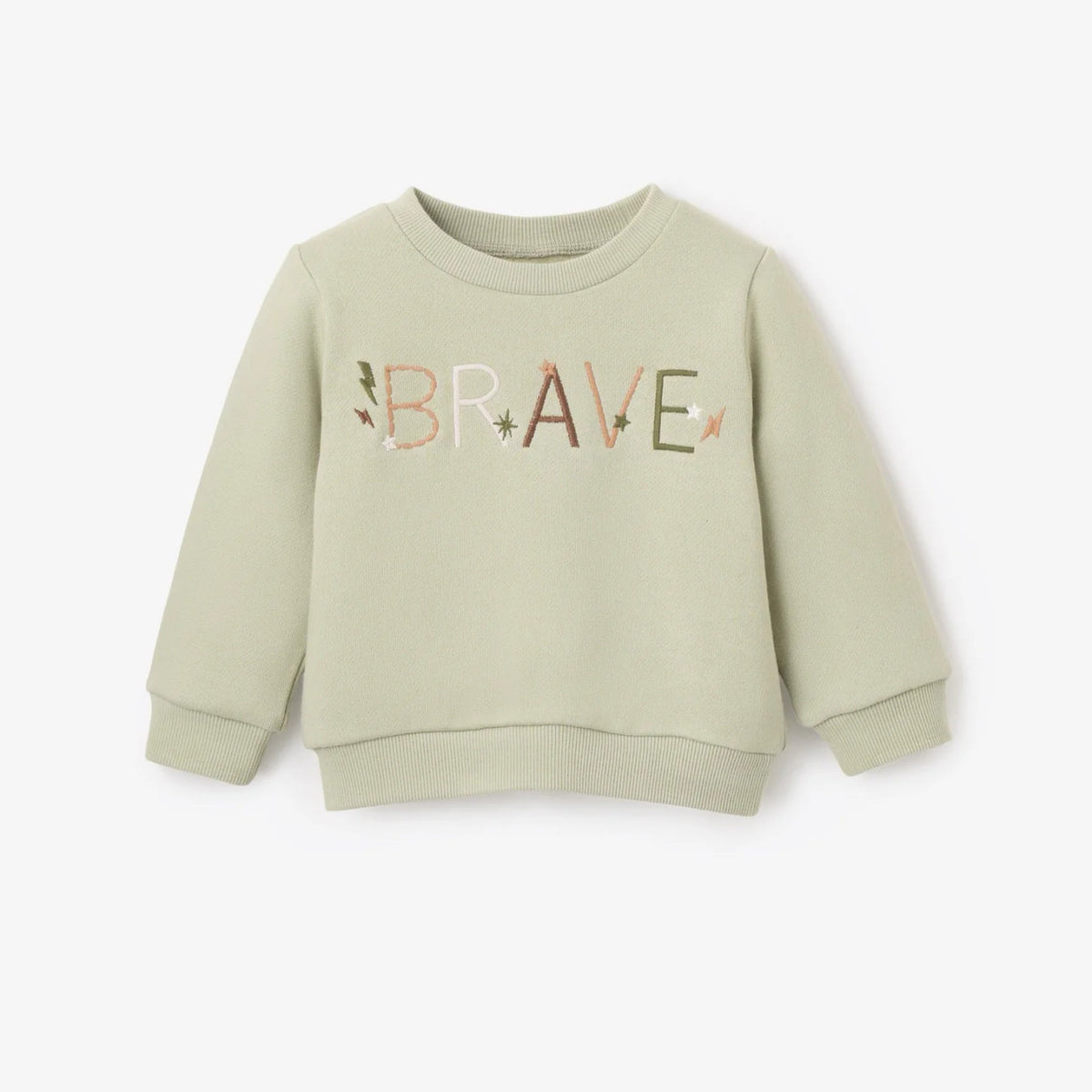 "Brave" Oragnic Fleece Pullover