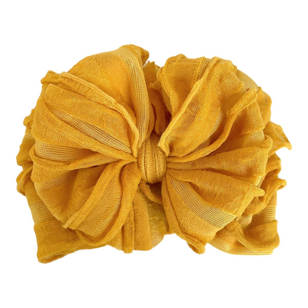 Mustard | Ruffled Baby Headband