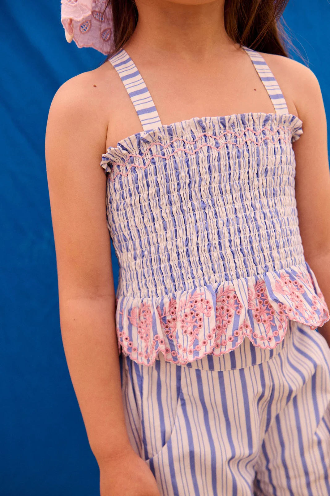 Louise Misha Florentina Camisole || Blue Seaside Stripes