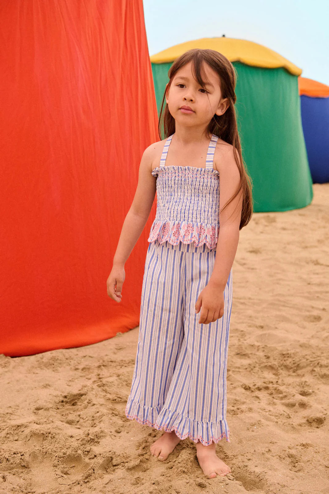 Louise Misha Florentina Camisole || Blue Seaside Stripes