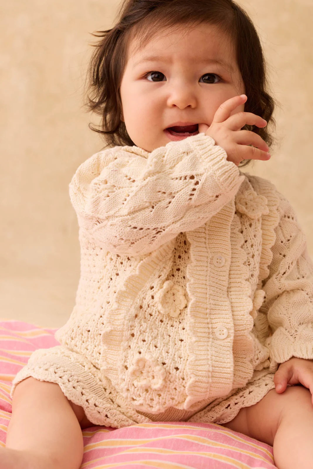 Louise Misha Chai Cardigan || Cream