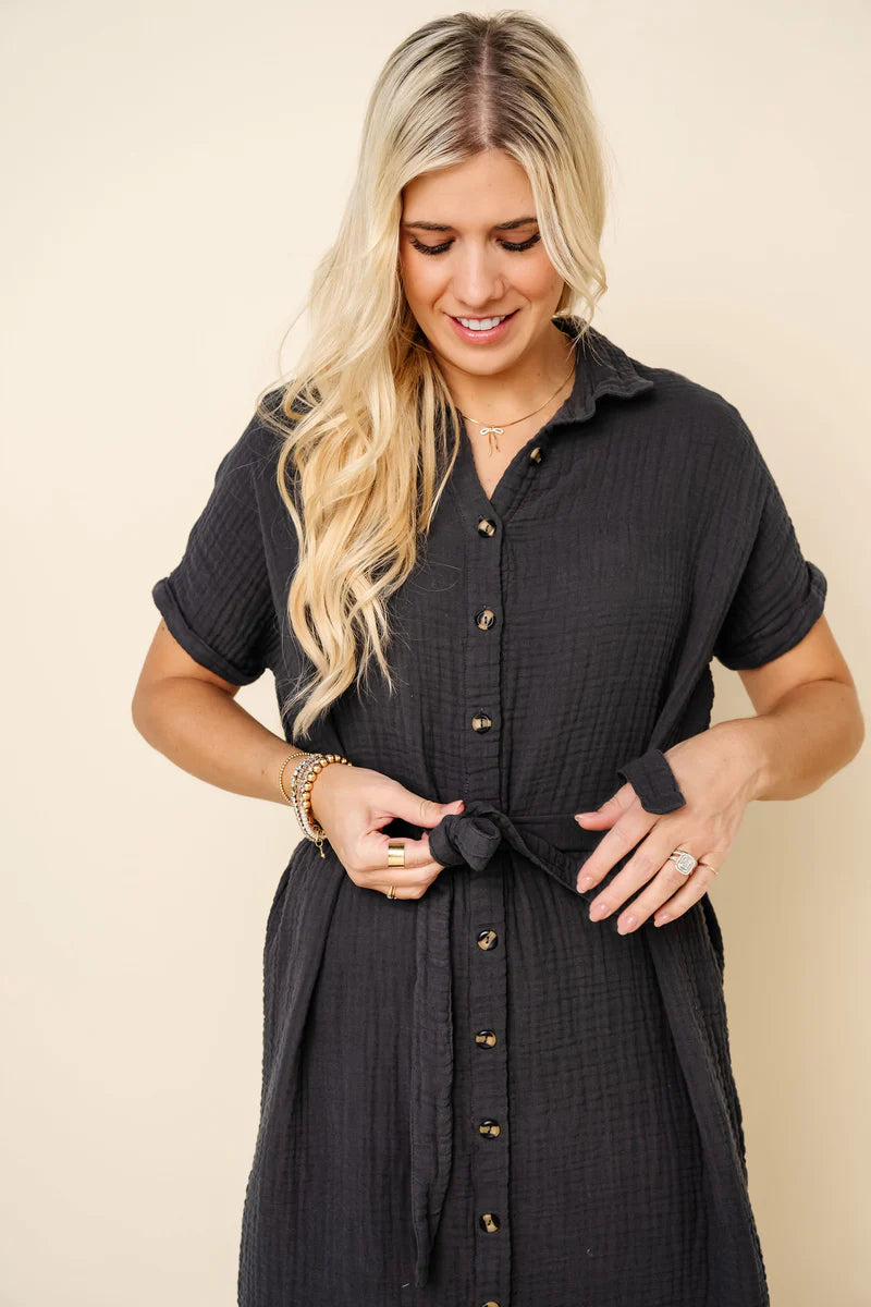 Lou Lou and Company Everyday Dress || Charcoal