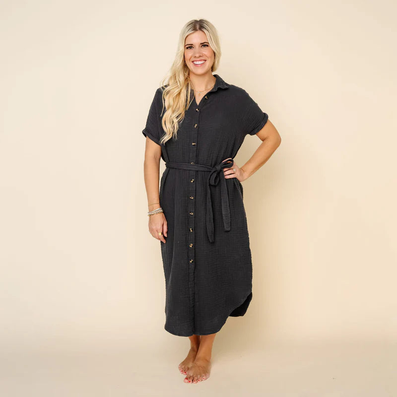 Lou Lou and Company Everyday Dress || Charcoal