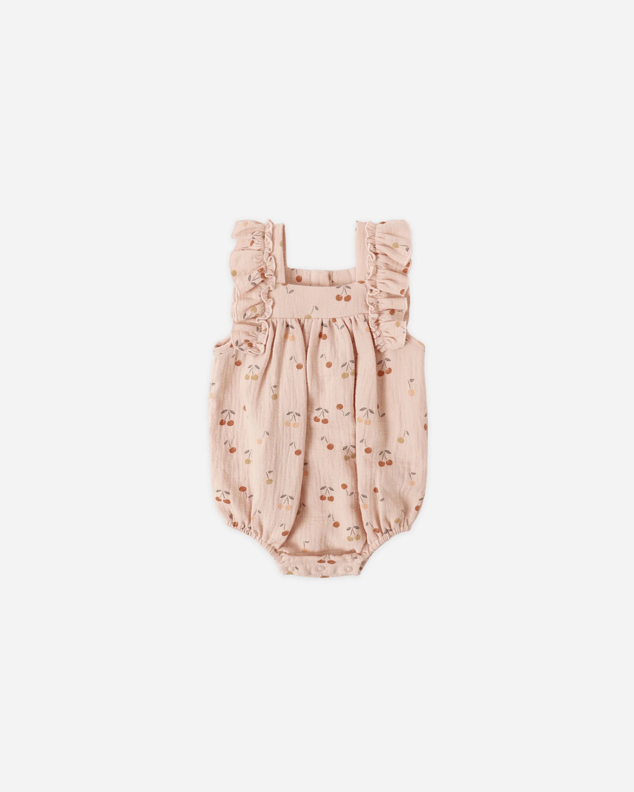 Quincy Mae Maya Romper || Cherries