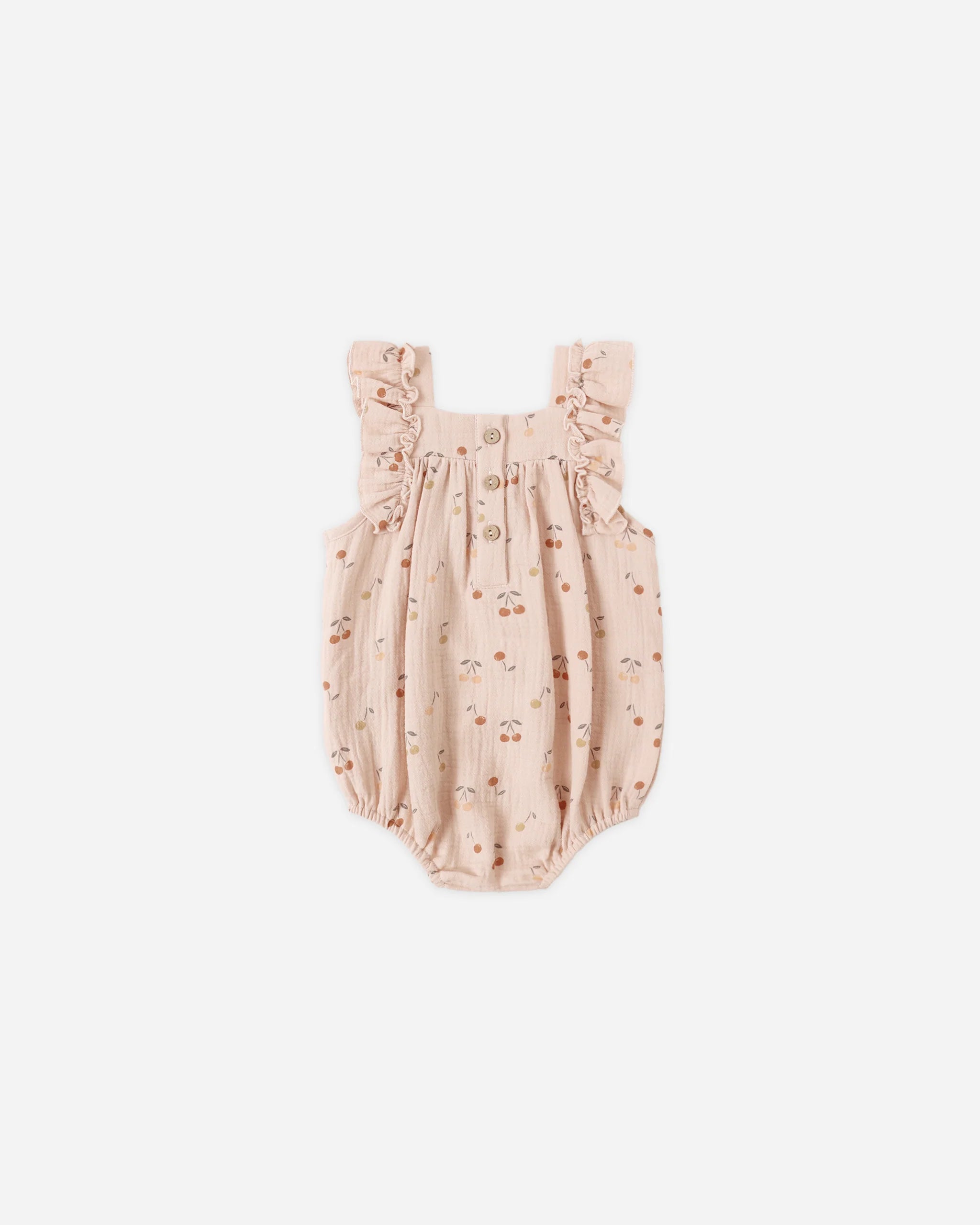 Quincy Mae Maya Romper || Cherries