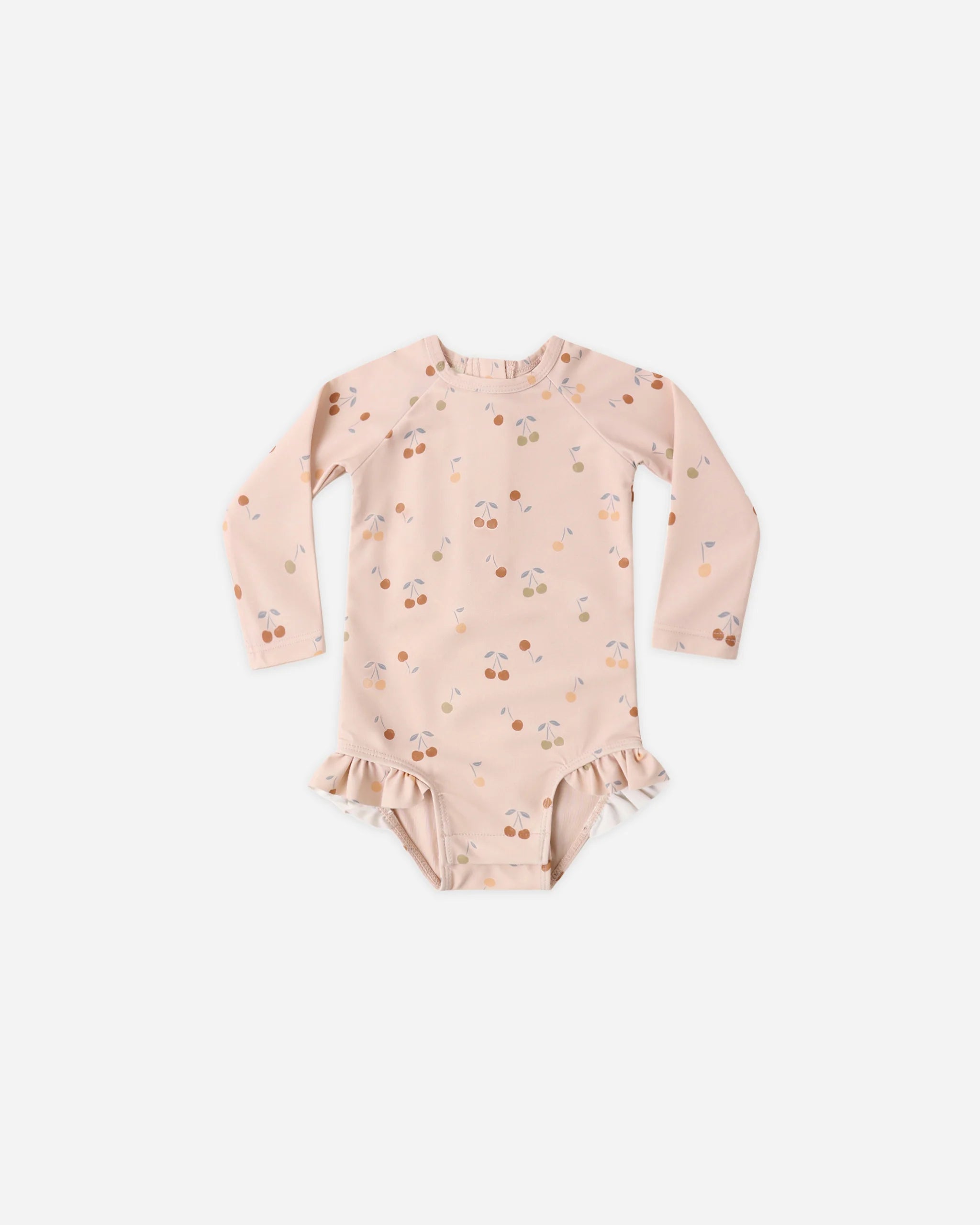 Quincy Mae Olivia Rashguard One-Piece || Cherries