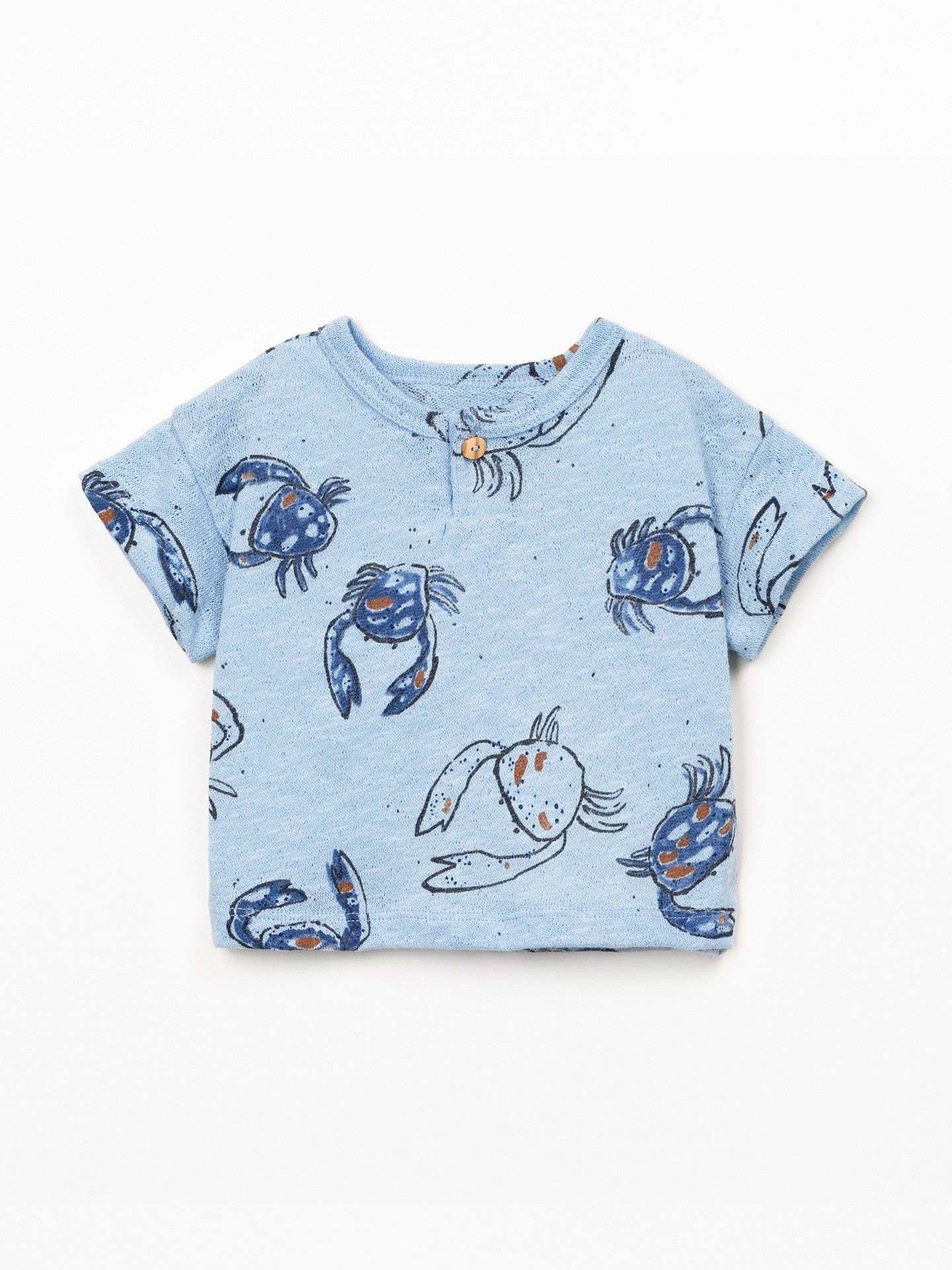 Play Up Organic Cotton T-shirt || Crab Print