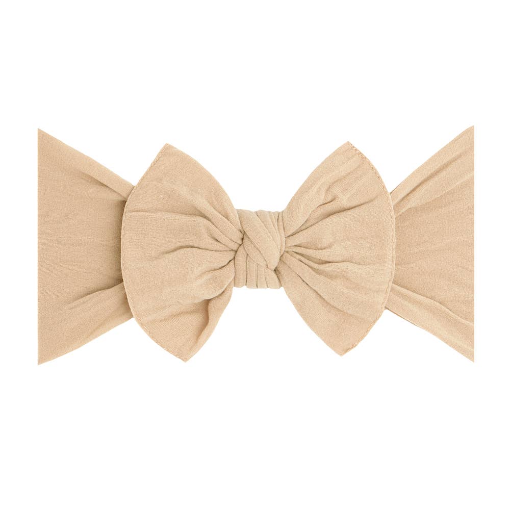 Baby Bling® The Original Knot soft nylon headband: Oak