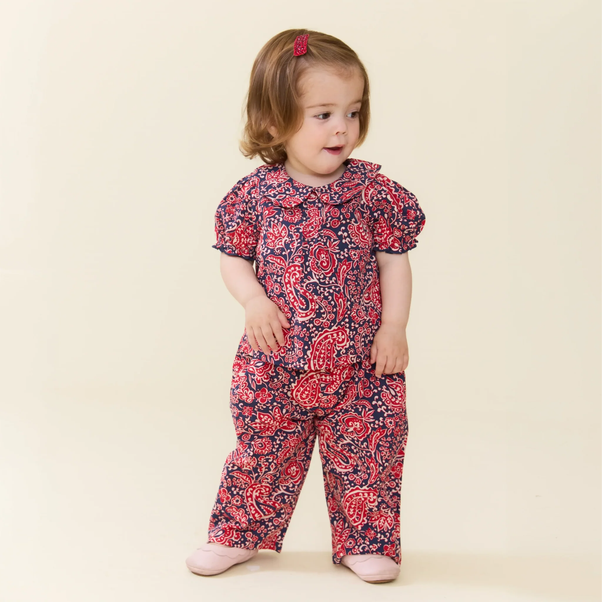 Pink Chicken Baby Girls Dawson 2-Pc-Set || Paisley Vines
