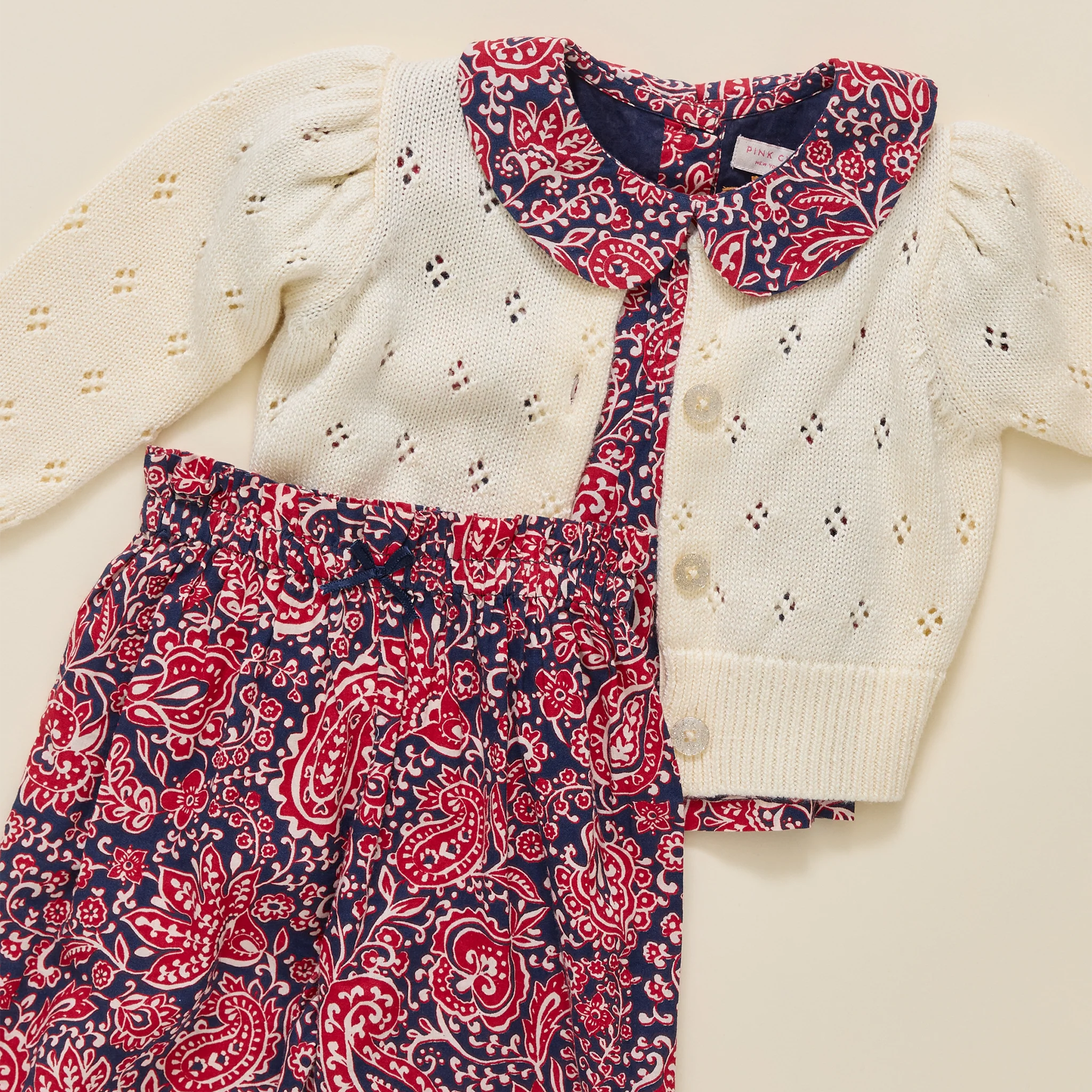Pink Chicken Baby Girls Dawson 2-Pc-Set || Paisley Vines